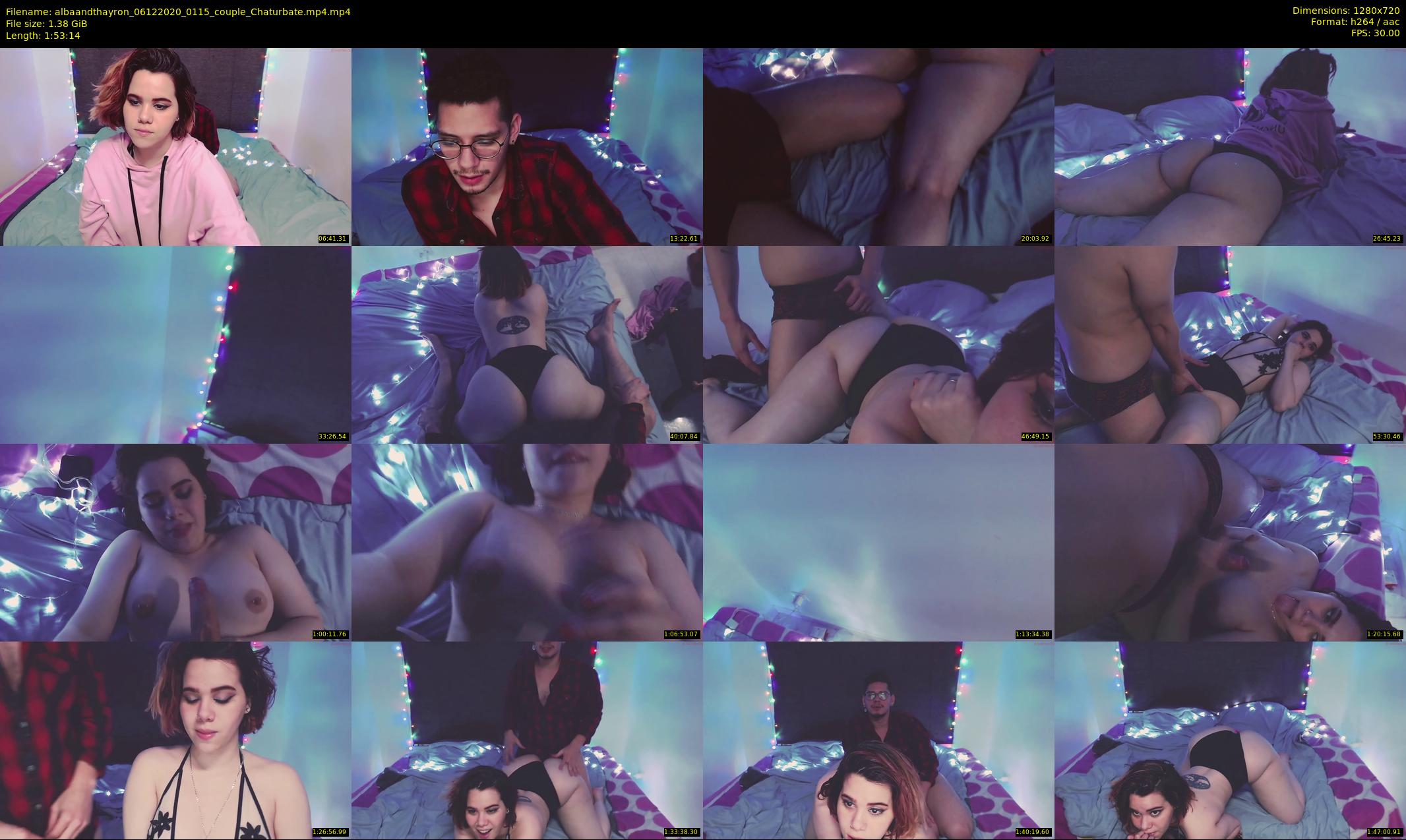 albaandthayron — 114 minute Chaturbate couple cam show recording, 720p, Dec 6, 2020
