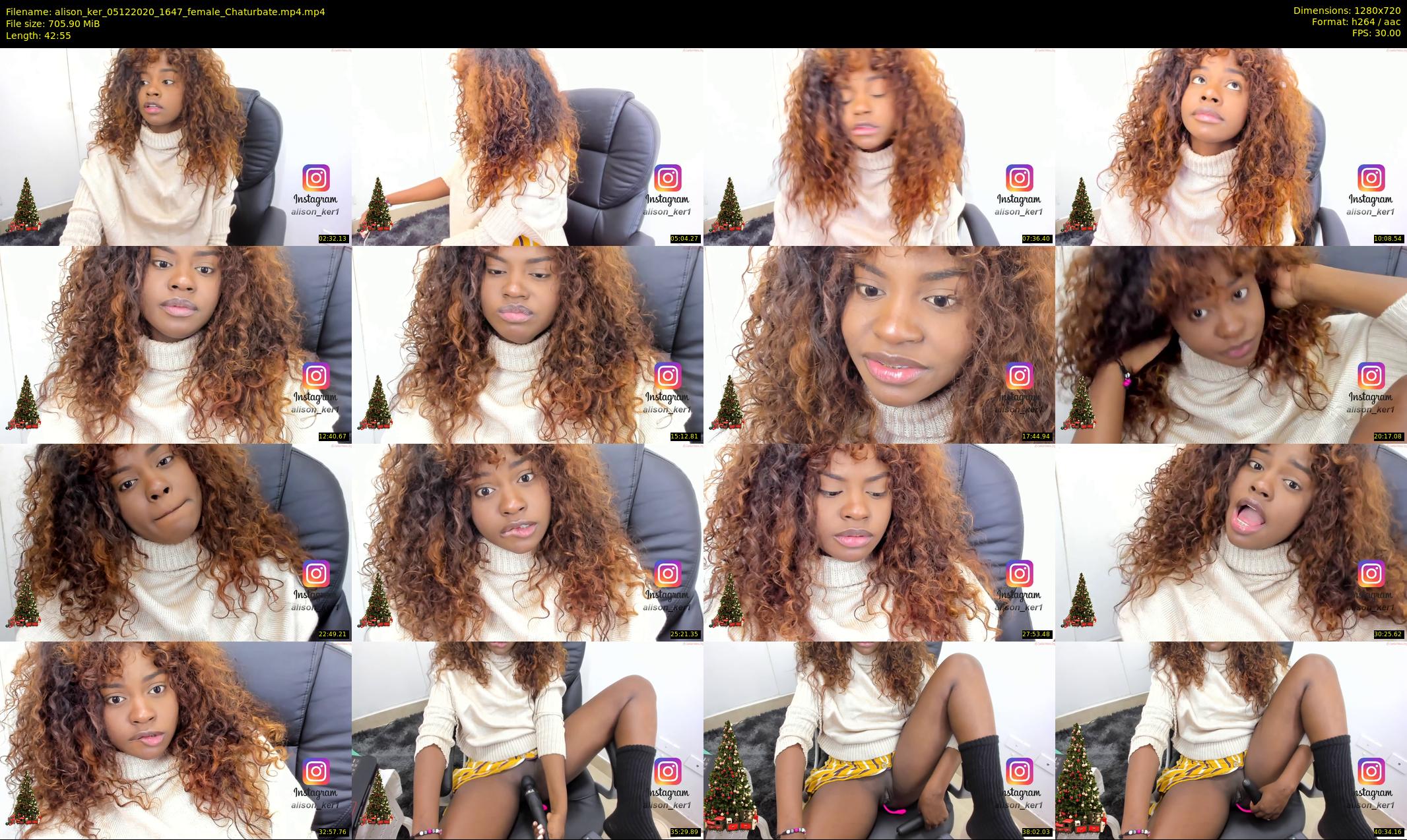 alison_ker — 43 minute Chaturbate female cam show recording, 720p, Dec 5, 2020