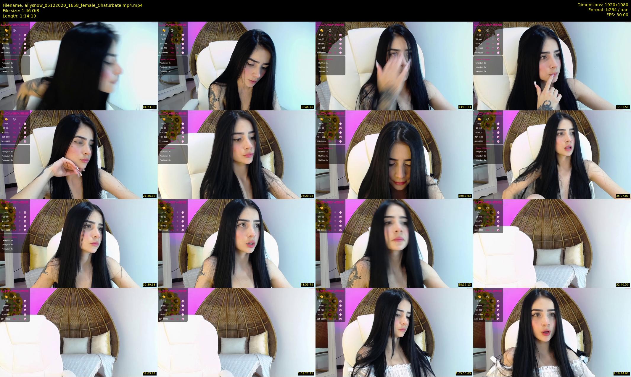 allysnow — 75 minute Chaturbate female cam show recording, 1080p, Dec 5, 2020