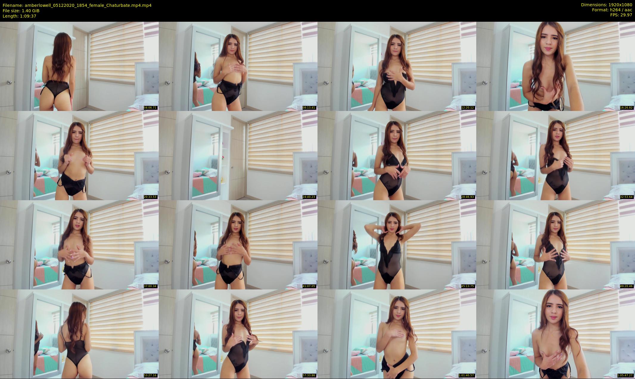 amberlowell — 70 minute Chaturbate female cam show recording, 1080p, Dec 5, 2020