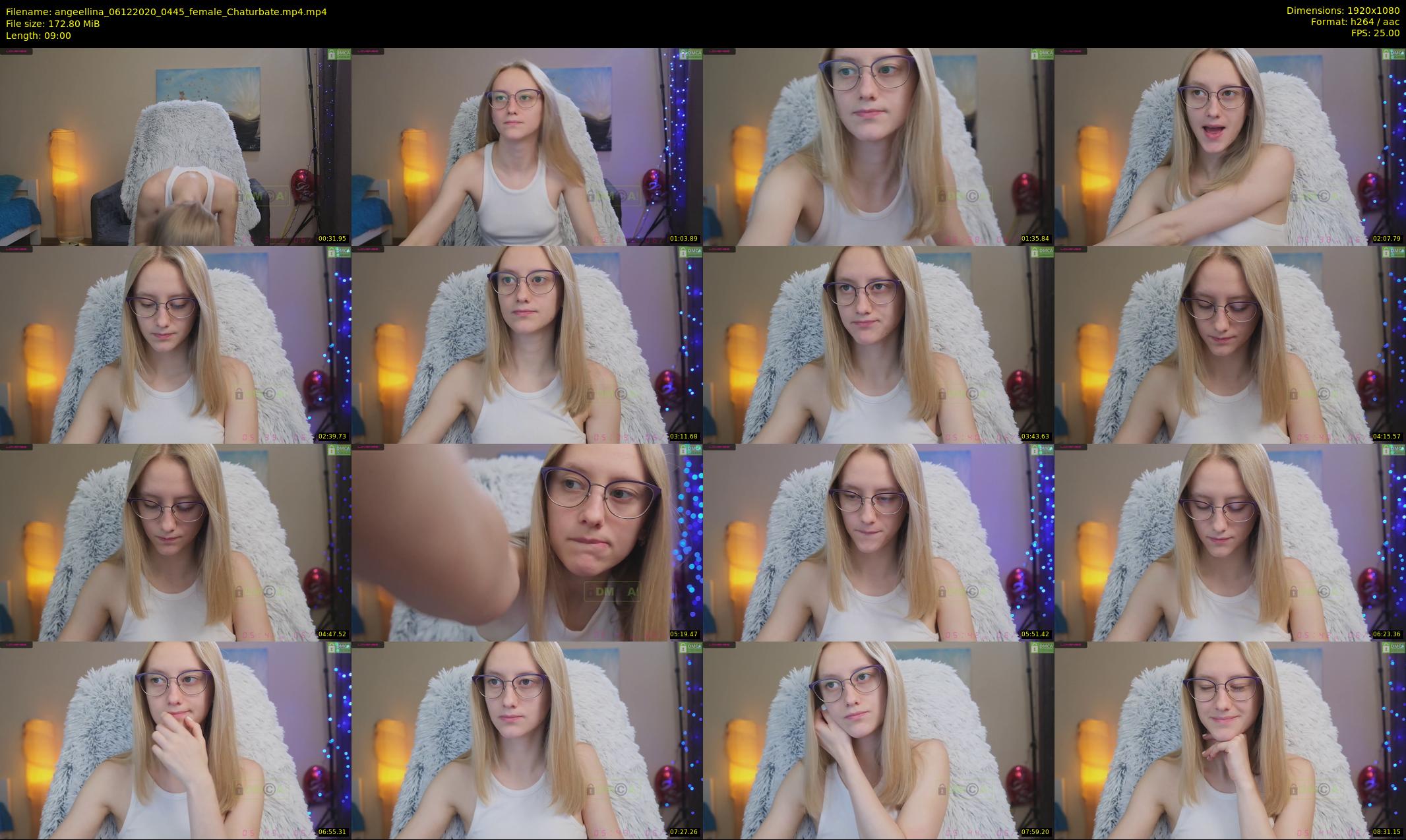 angeellina — 9 minute Chaturbate female cam show recording, 1080p, Dec 6, 2020