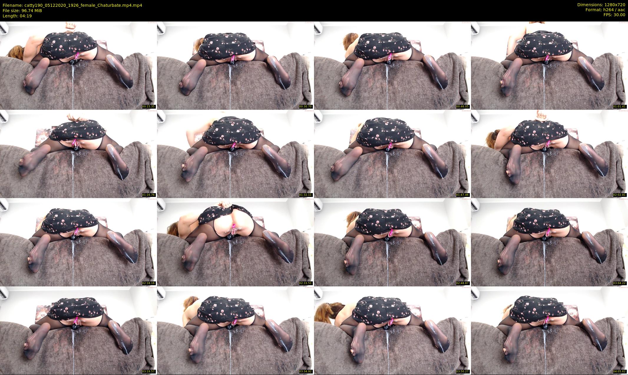 catty190 — 5 minute Chaturbate female cam show recording, 720p, Dec 5, 2020