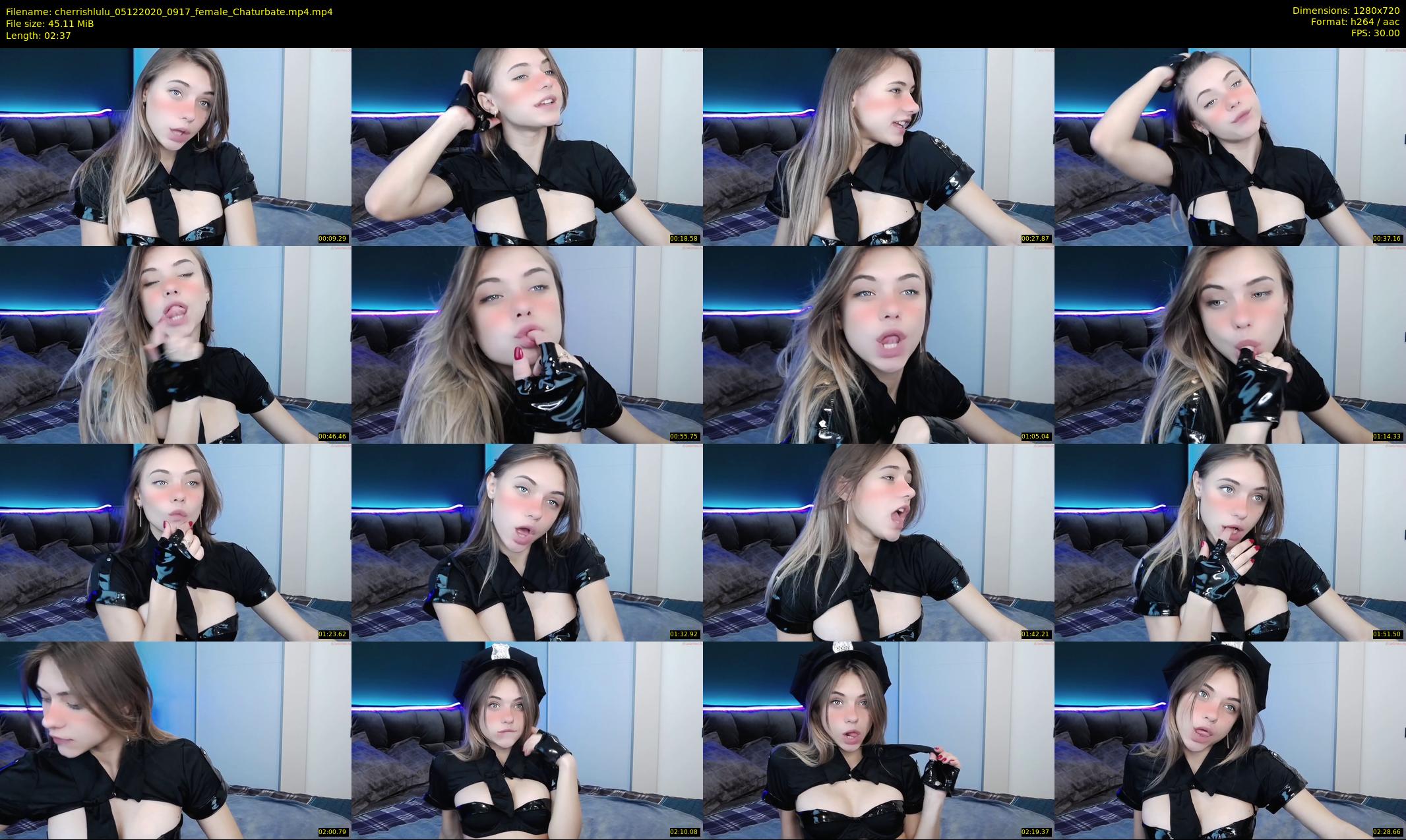 cherrishlulu — 3 minute Chaturbate female cam show recording, 720p, Dec 5, 2020