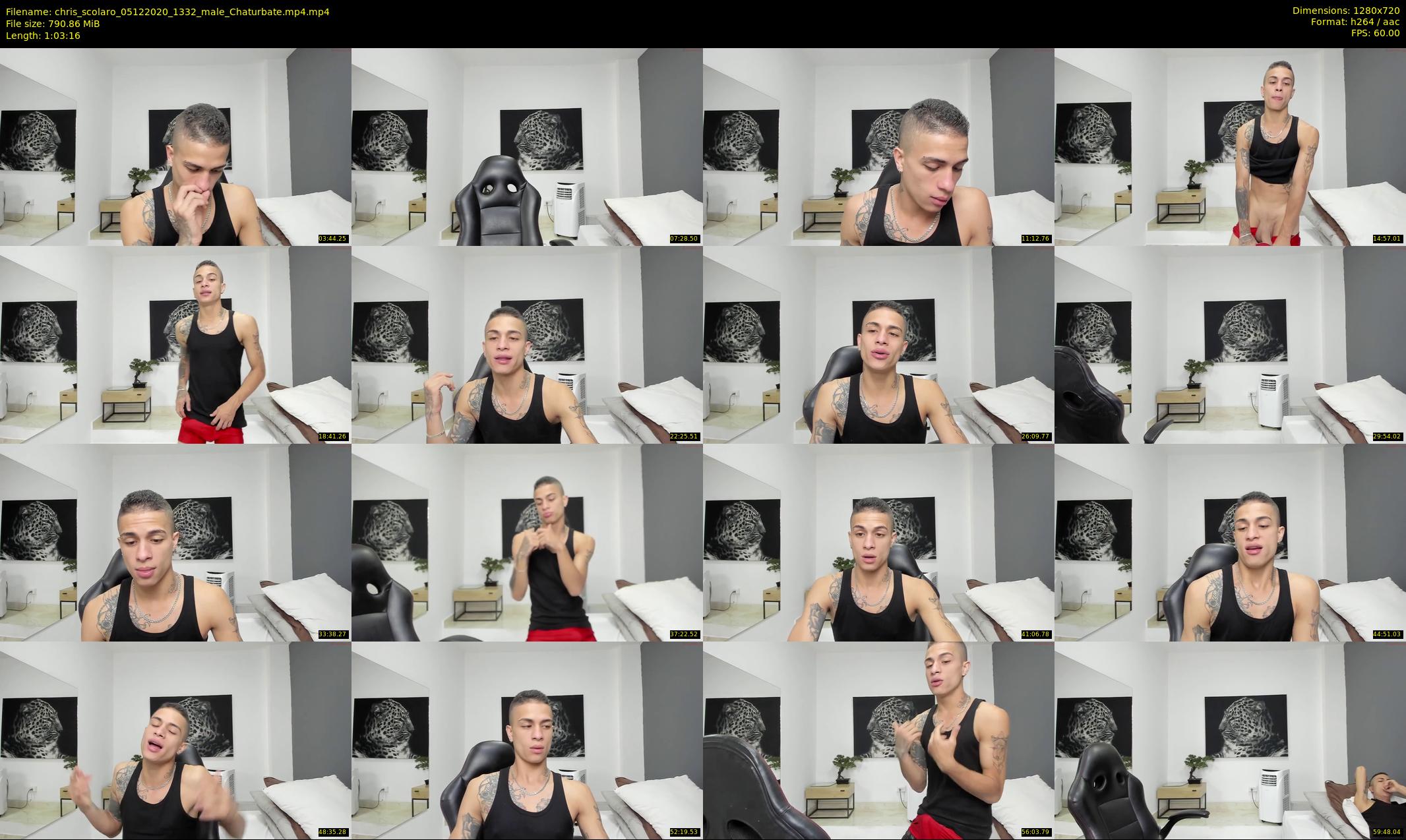 chris_scolaro — 64 minute Chaturbate male cam show recording, 720p, Dec 5, 2020