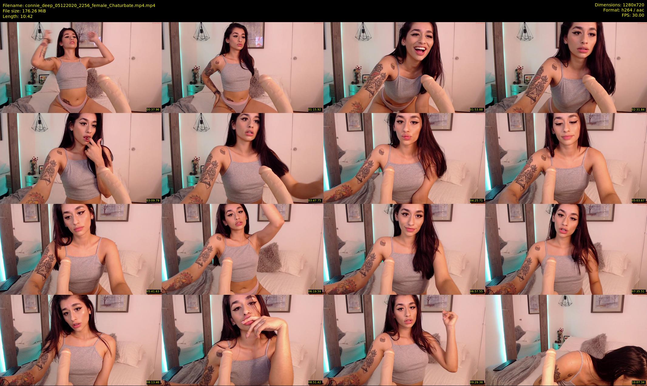 connie_deep — 11 minute Chaturbate female cam show recording, 720p, Dec 5, 2020