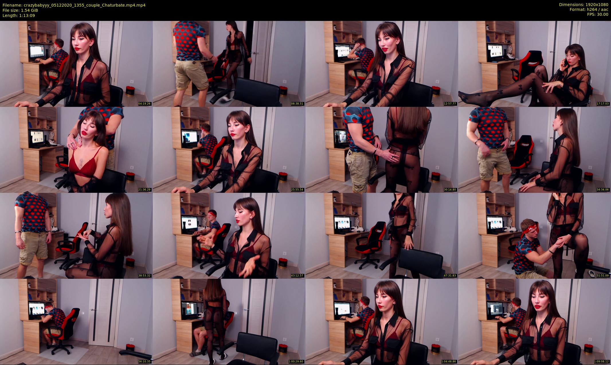 crazybabyyy — 74 minute Chaturbate couple cam show recording, 1080p, Dec 5, 2020