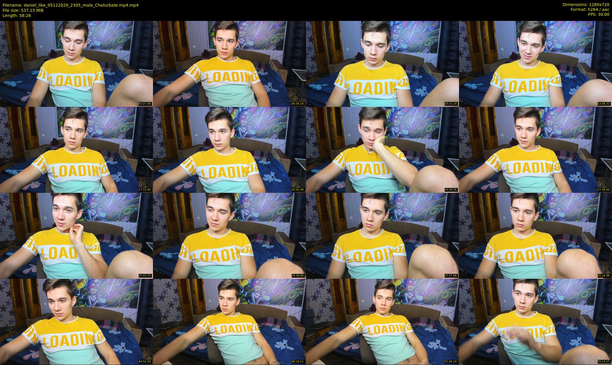 daniel_like — 59 minute Chaturbate male cam show recording, 720p, Dec 5, 2020