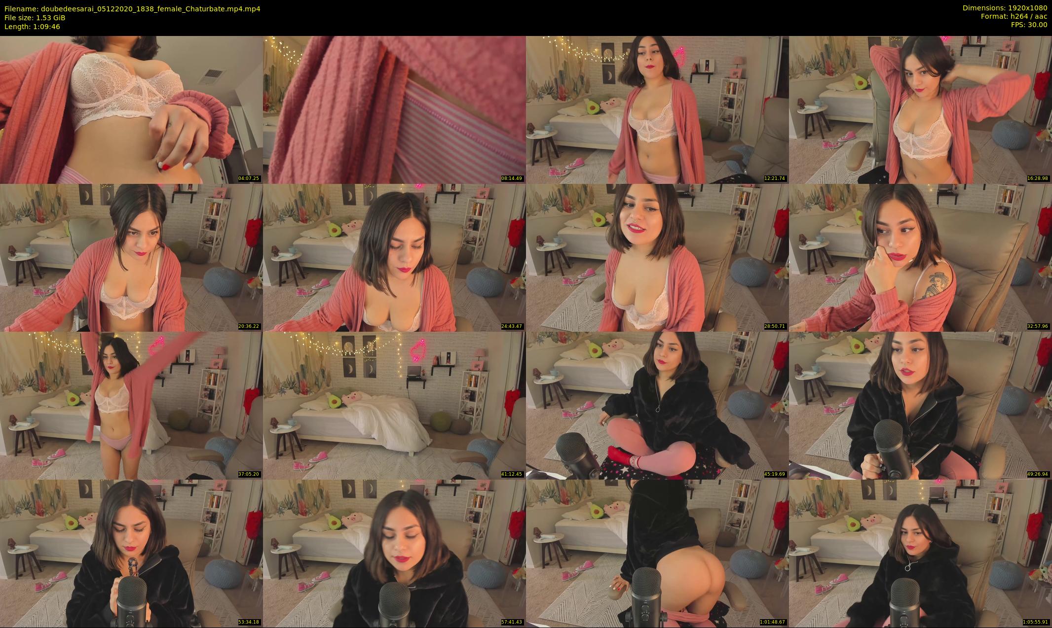 doubedeesarai — 70 minute Chaturbate female cam show recording, 1080p, Dec 5, 2020