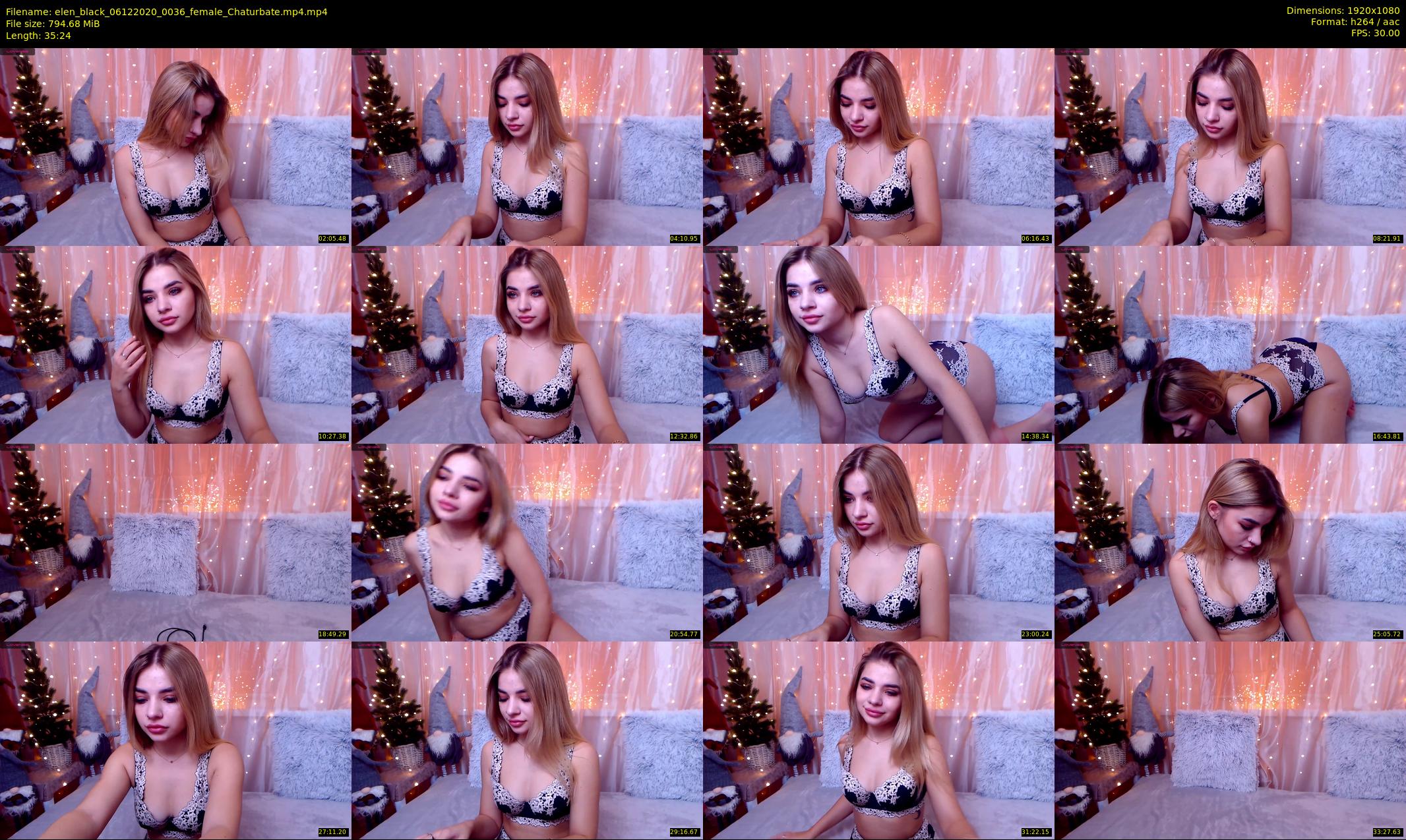 elen_black — 36 minute Chaturbate female cam show recording, 1080p, Dec 6, 2020