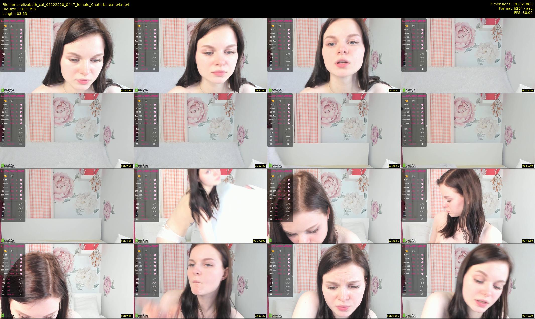 elizabeth_cat — 4 minute Chaturbate female cam show recording, 1080p, Dec 6, 2020