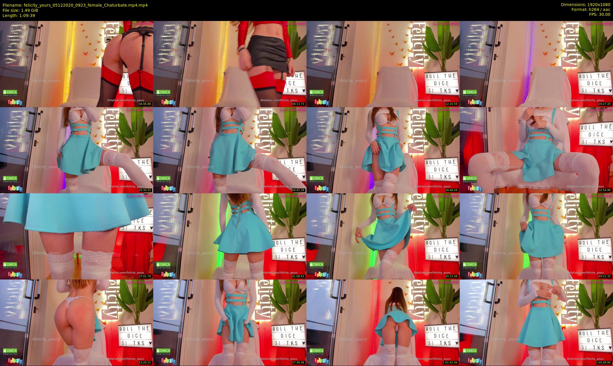 felicity_yours — 70 minute Chaturbate female cam show recording, 1080p, Dec 5, 2020