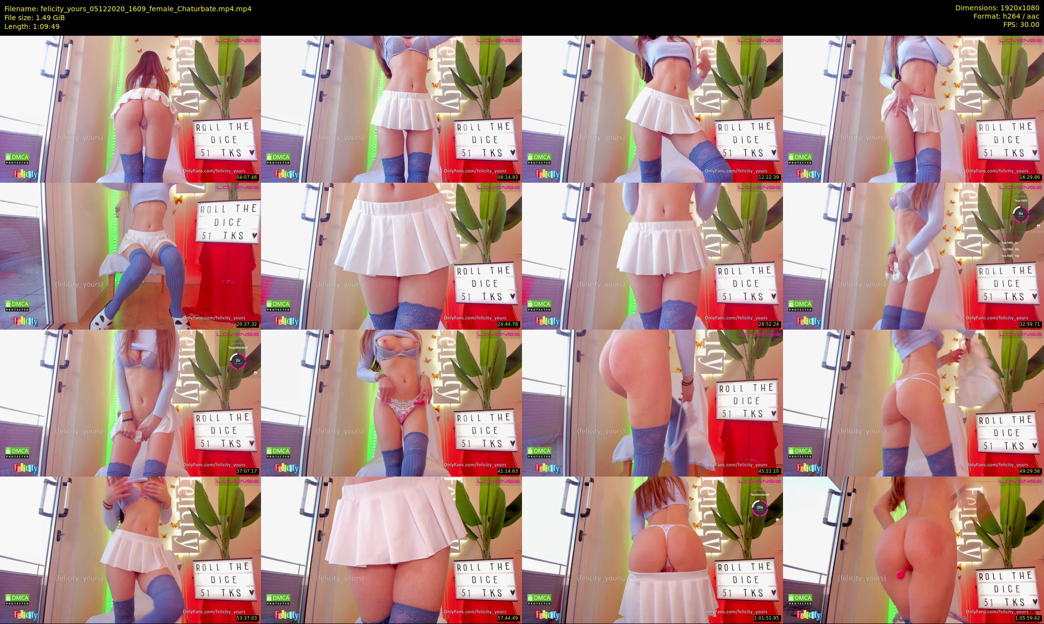 felicity_yours — 70 minute Chaturbate female cam show recording, 1080p, Dec 5, 2020