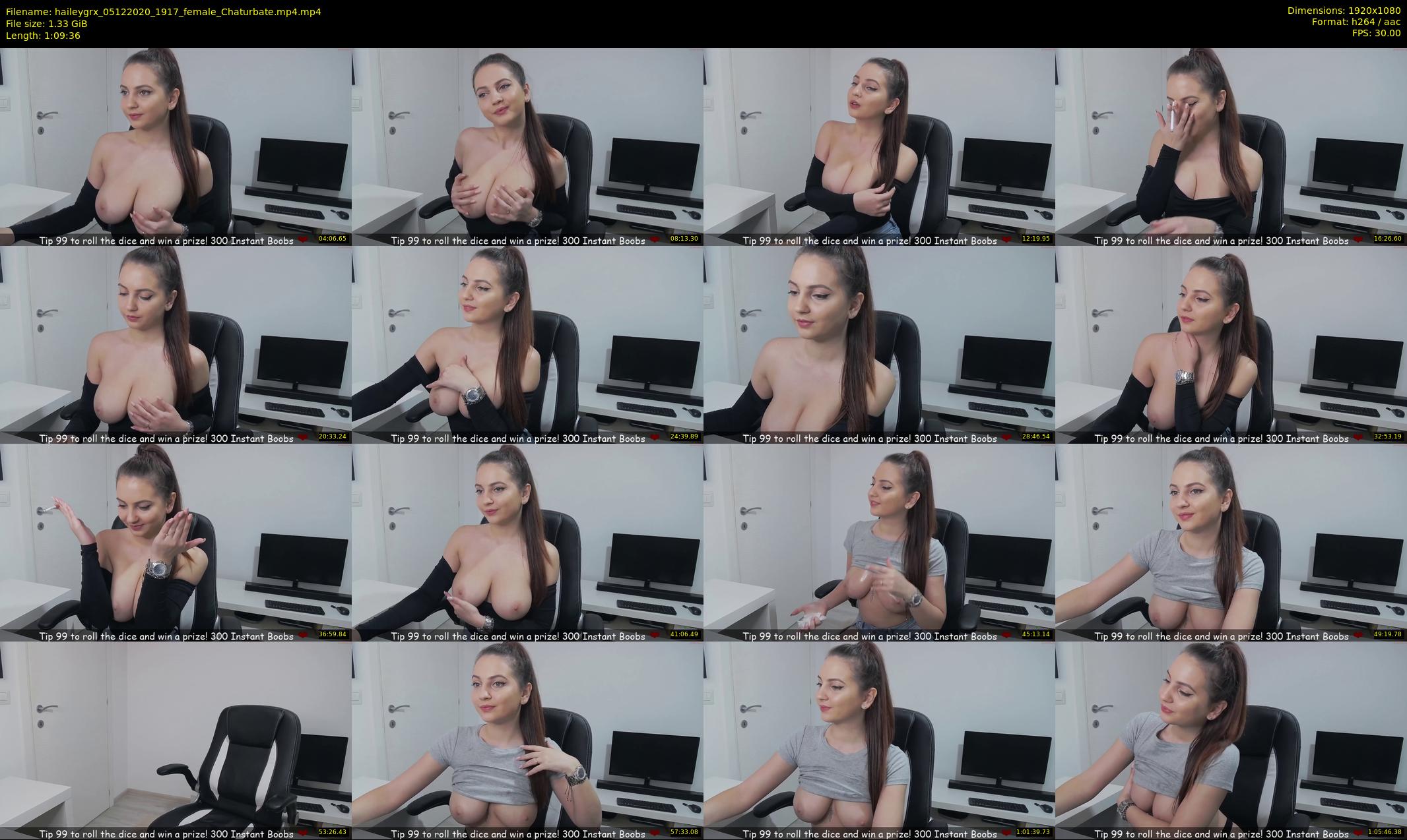haileygrx — 70 minute Chaturbate female cam show recording, 1080p, Dec 5, 2020