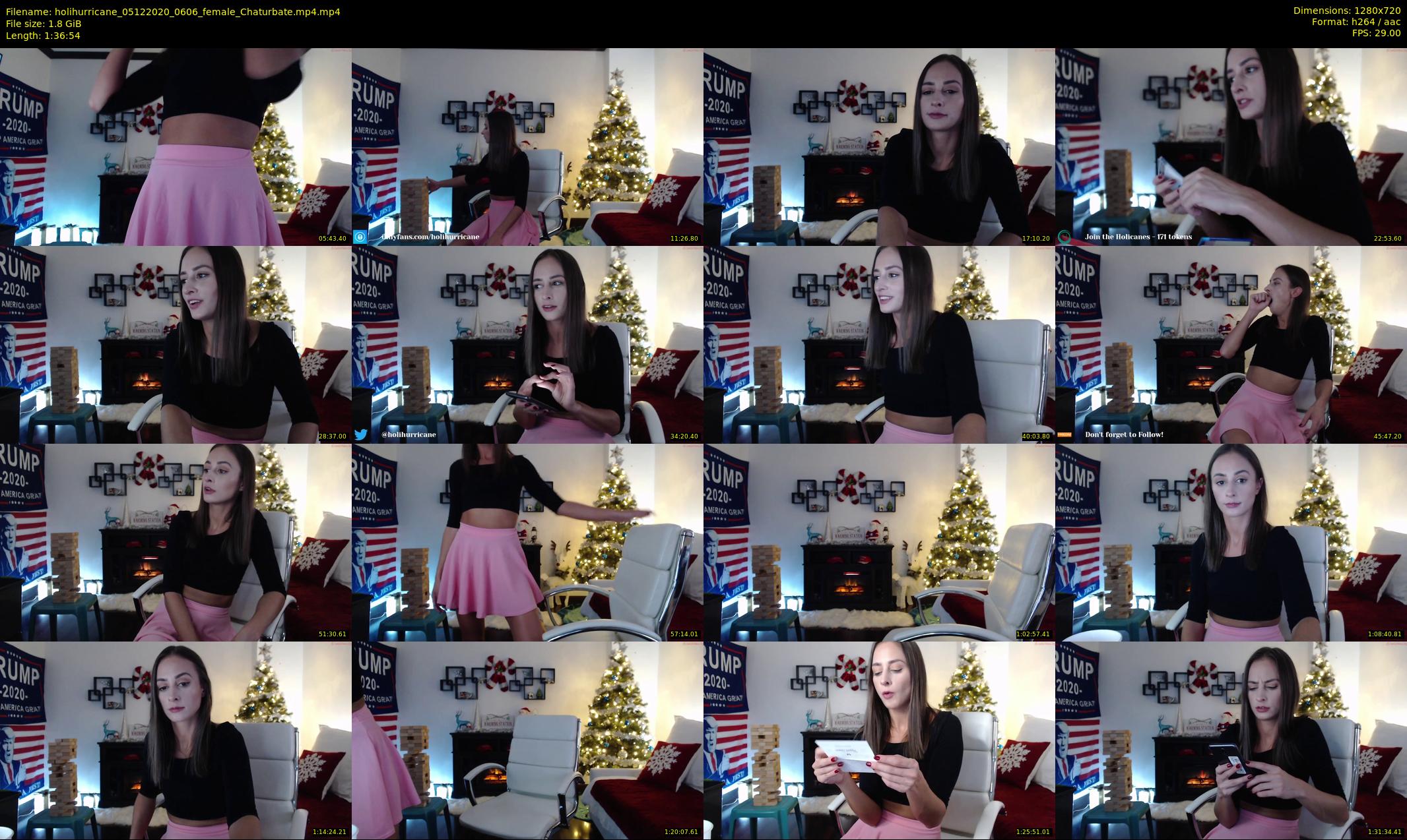holihurricane — 97 minute Chaturbate female cam show recording, 720p, Dec 5, 2020