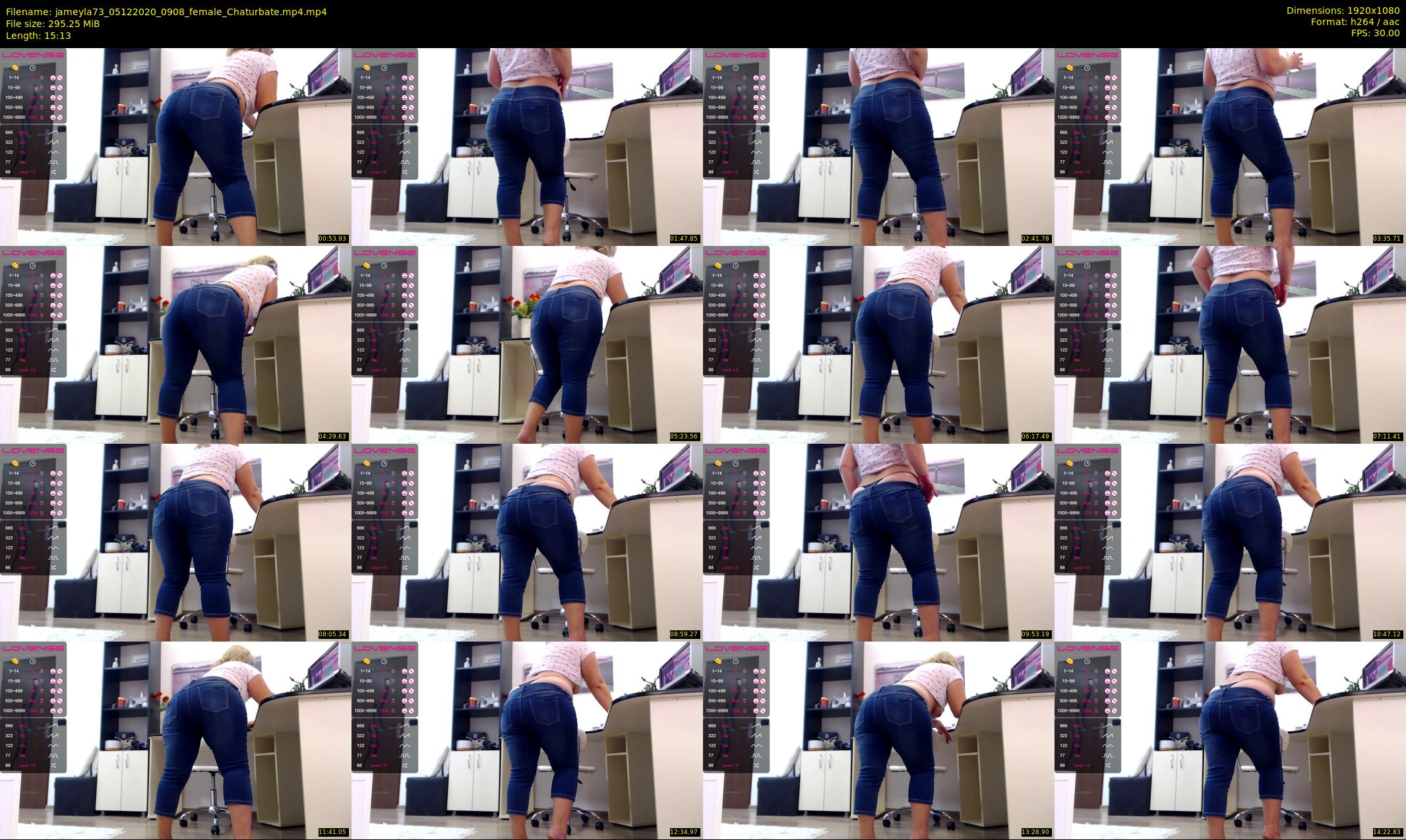 jameyla73 — 16 minute Chaturbate female cam show recording, 1080p, Dec 5, 2020