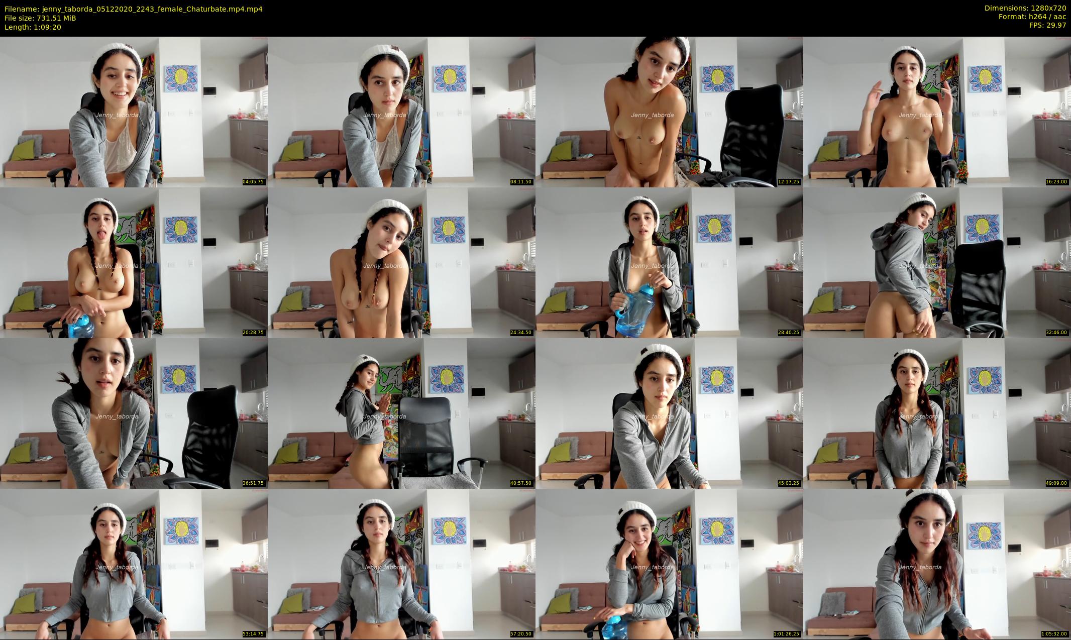jenny_taborda — 70 minute Chaturbate female cam show recording, 720p, Dec 5, 2020