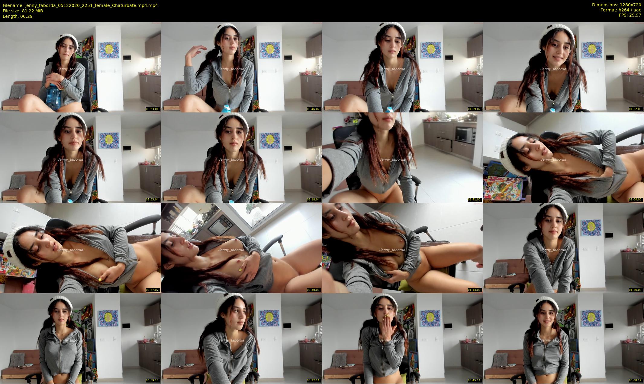 jenny_taborda — 7 minute Chaturbate female cam show recording, 720p, Dec 5, 2020