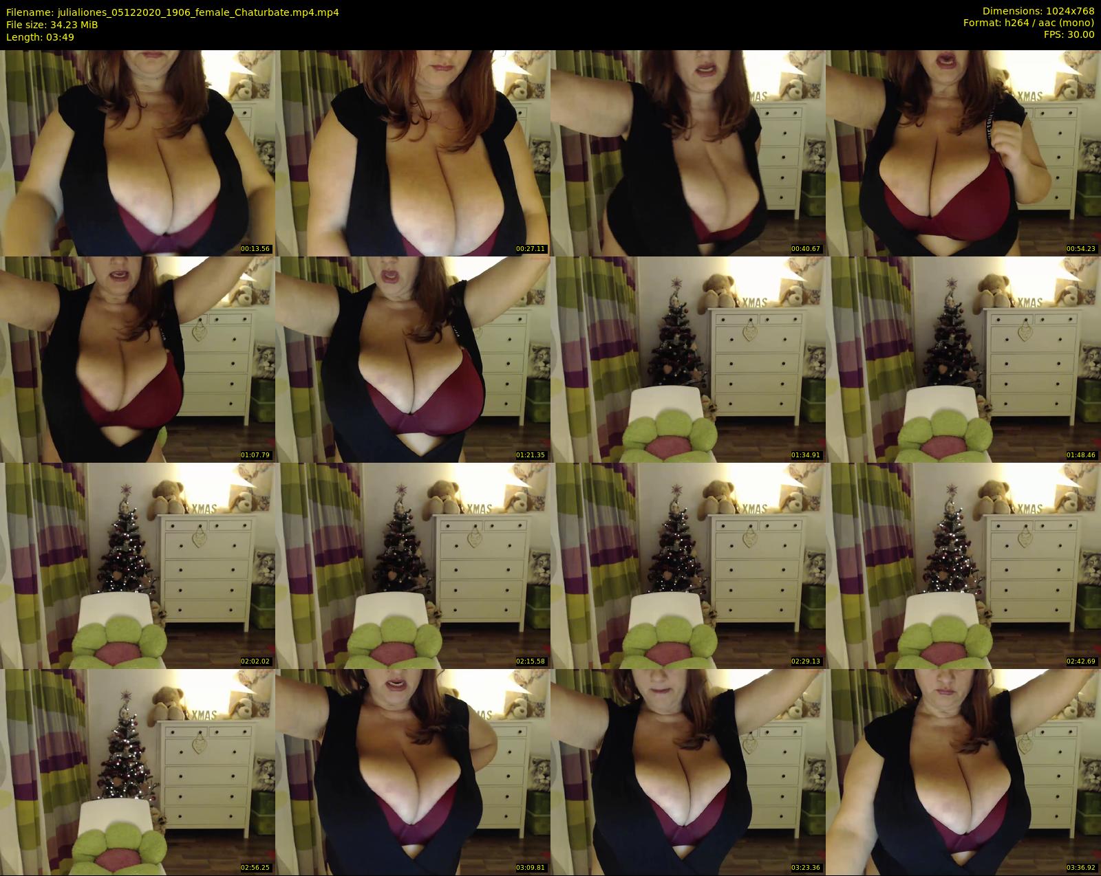 julialiones — 4 minute Chaturbate female cam show recording, 720p, Dec 5, 2020
