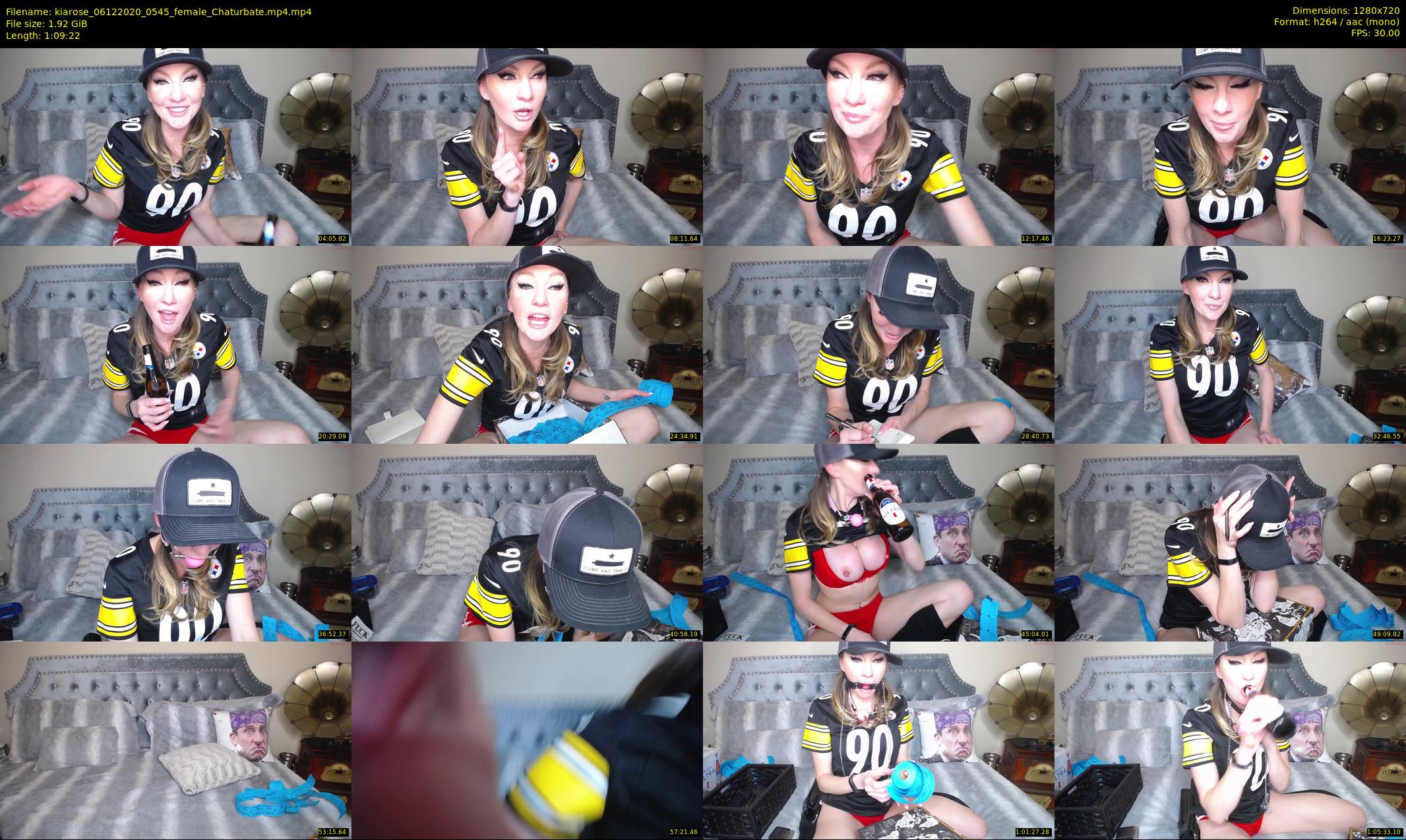 kiarose — 70 minute Chaturbate female cam show recording, 720p, Dec 6, 2020