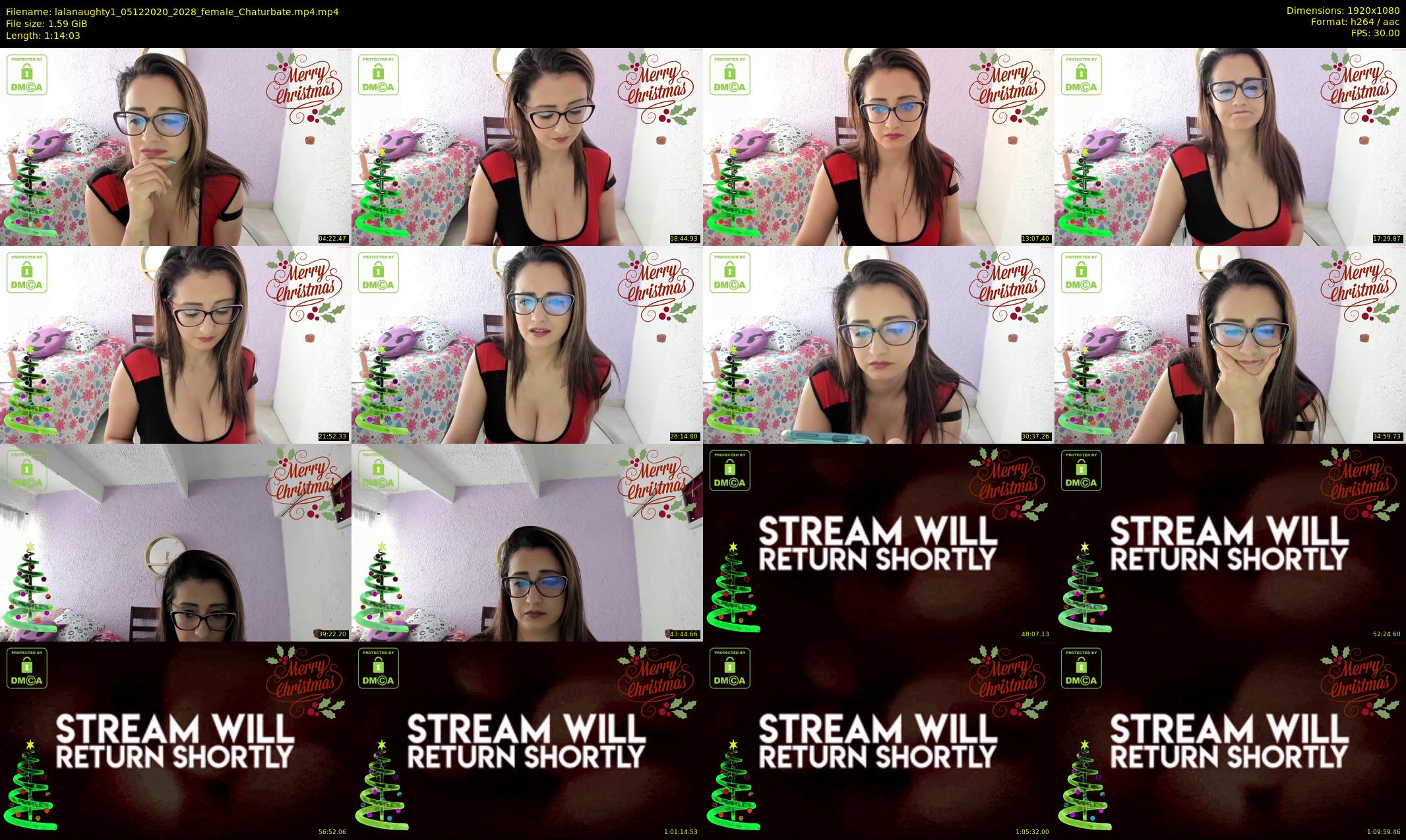 lalanaughty1 — 75 minute Chaturbate female cam show recording, 1080p, Dec 5, 2020
