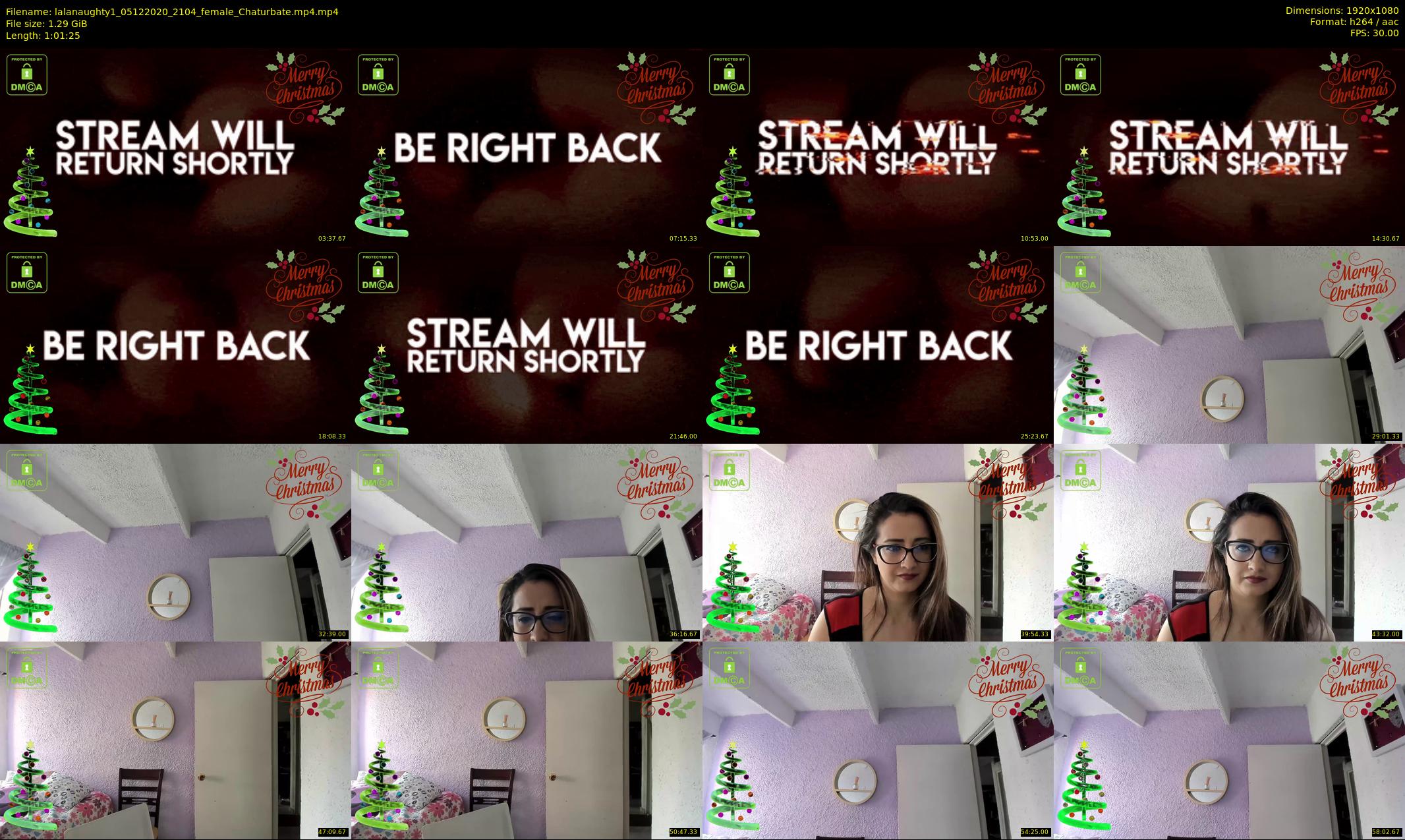 lalanaughty1 — 62 minute Chaturbate female cam show recording, 1080p, Dec 5, 2020