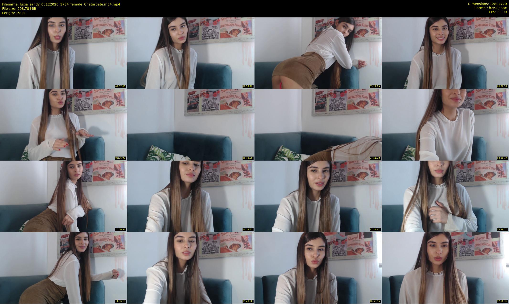 lucia_sandy — 20 minute Chaturbate female cam show recording, 720p, Dec 5, 2020