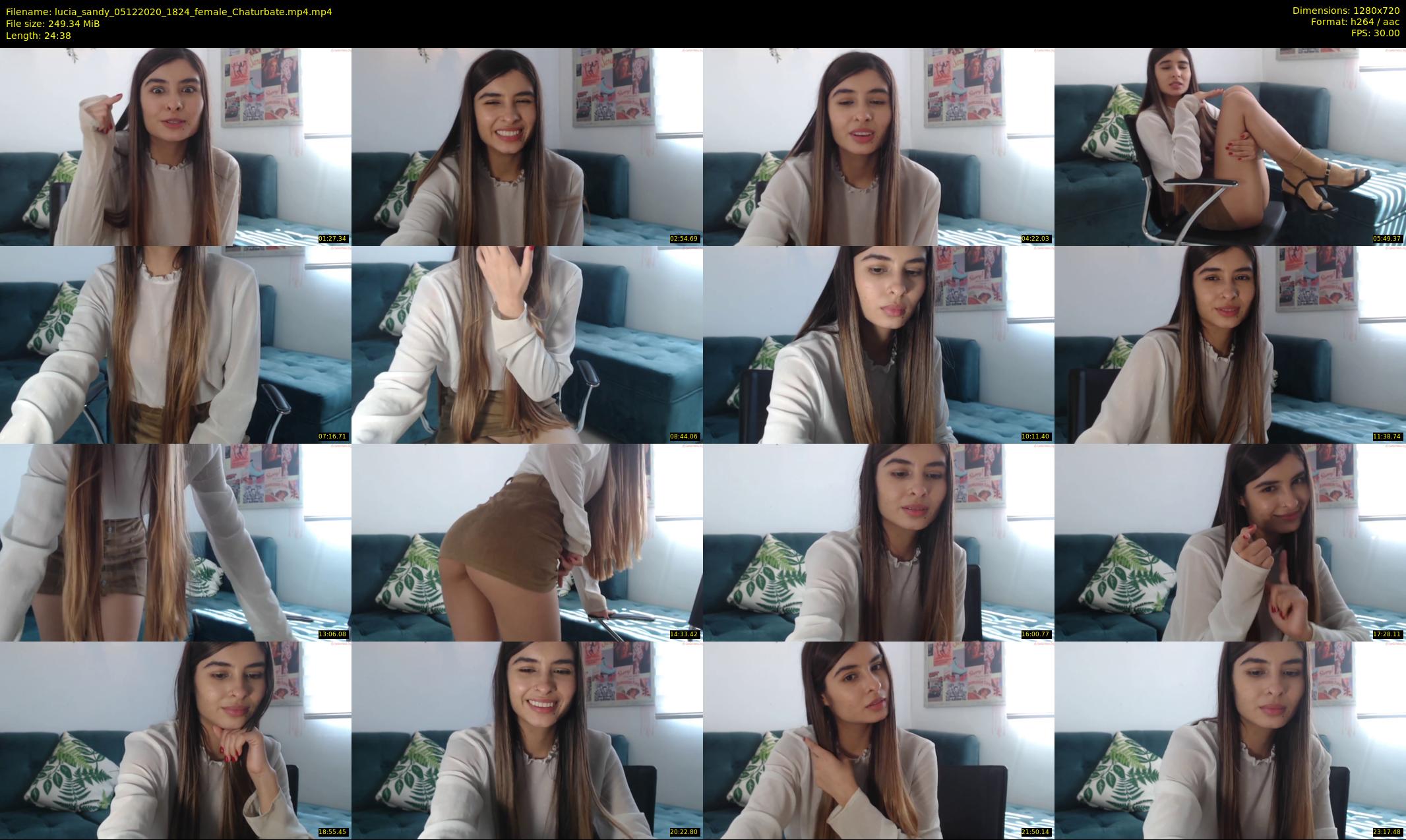 lucia_sandy — 25 minute Chaturbate female cam show recording, 720p, Dec 5, 2020