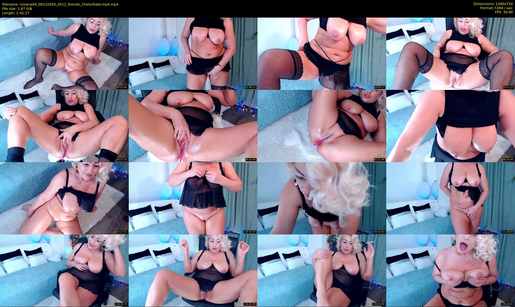 luisana64 — 103 minute Chaturbate female cam show recording, 720p, Dec 6, 2020