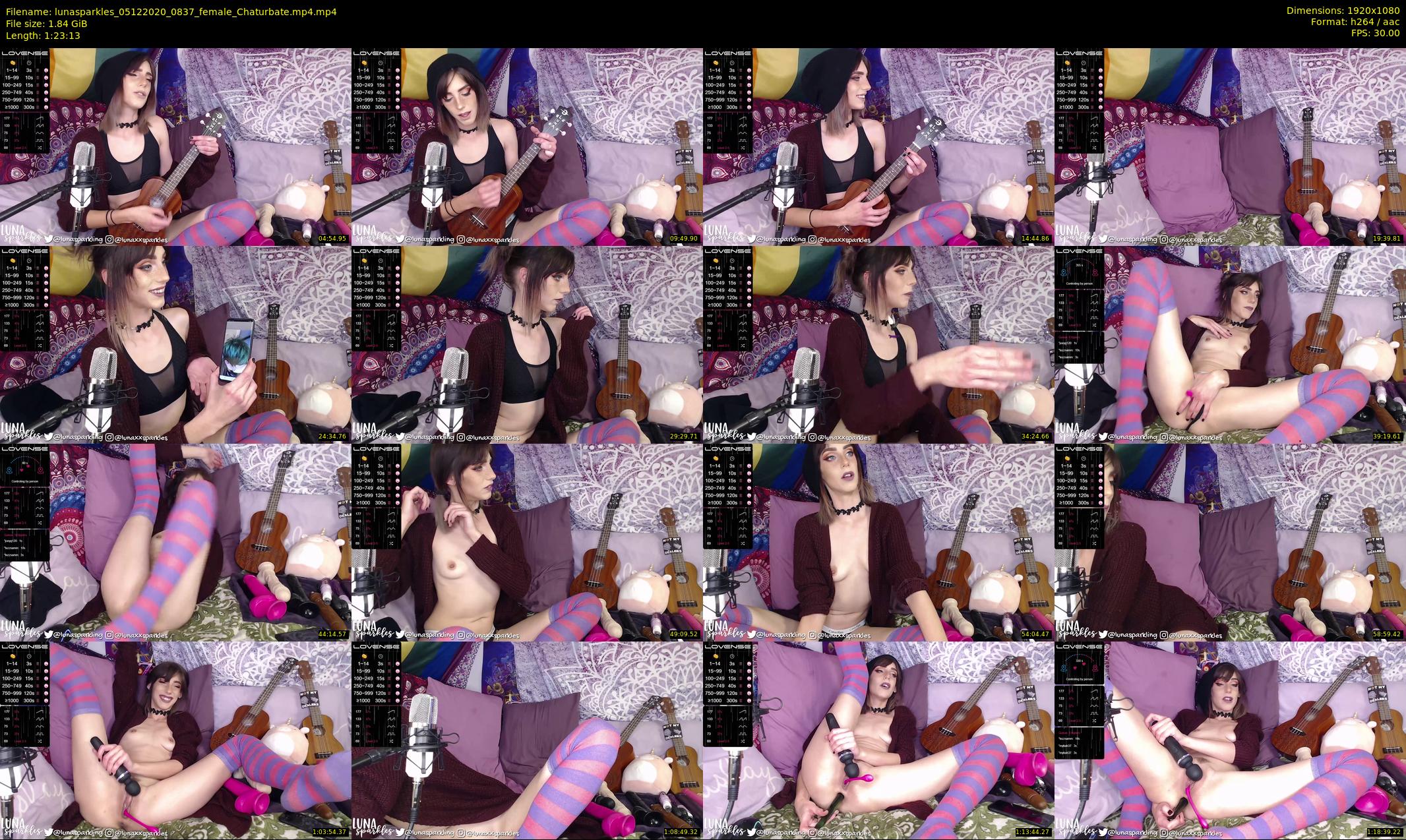 lunasparkles — 84 minute Chaturbate female cam show recording, 1080p, Dec 5, 2020