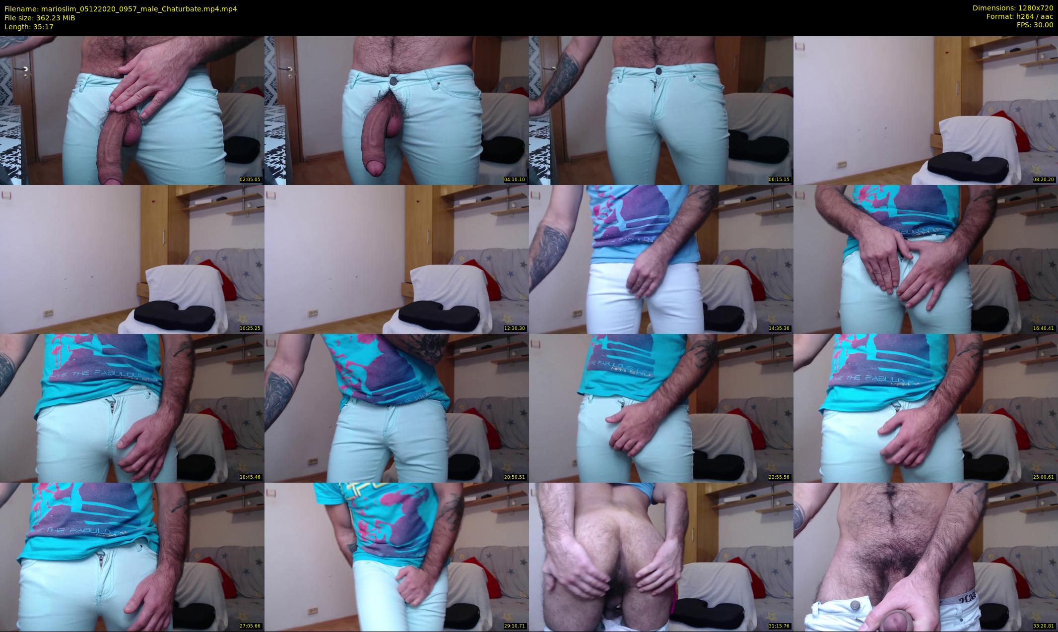 marioslim — 36 minute Chaturbate male cam show recording, 720p, Dec 5, 2020