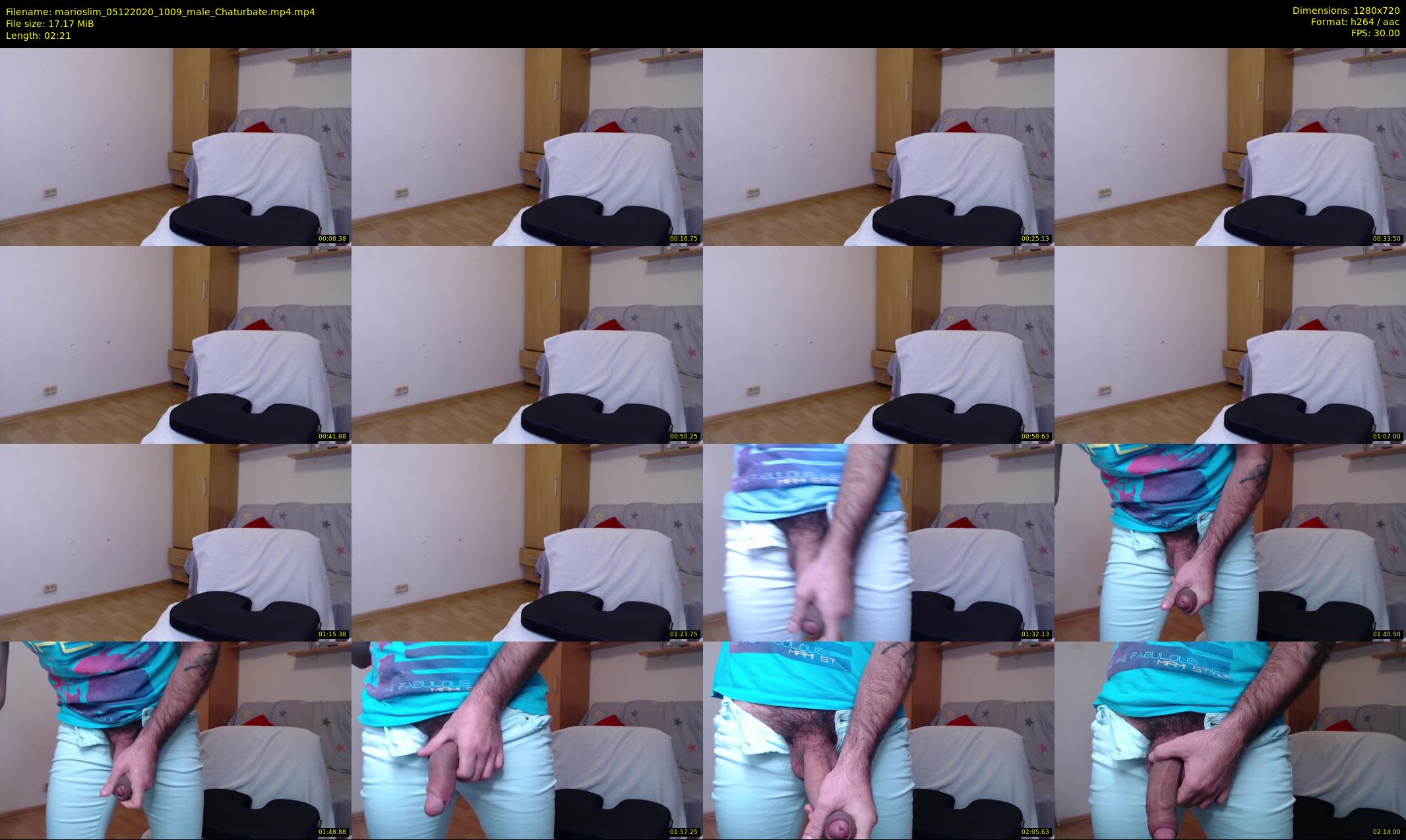 marioslim — 3 minute Chaturbate male cam show recording, 720p, Dec 5, 2020