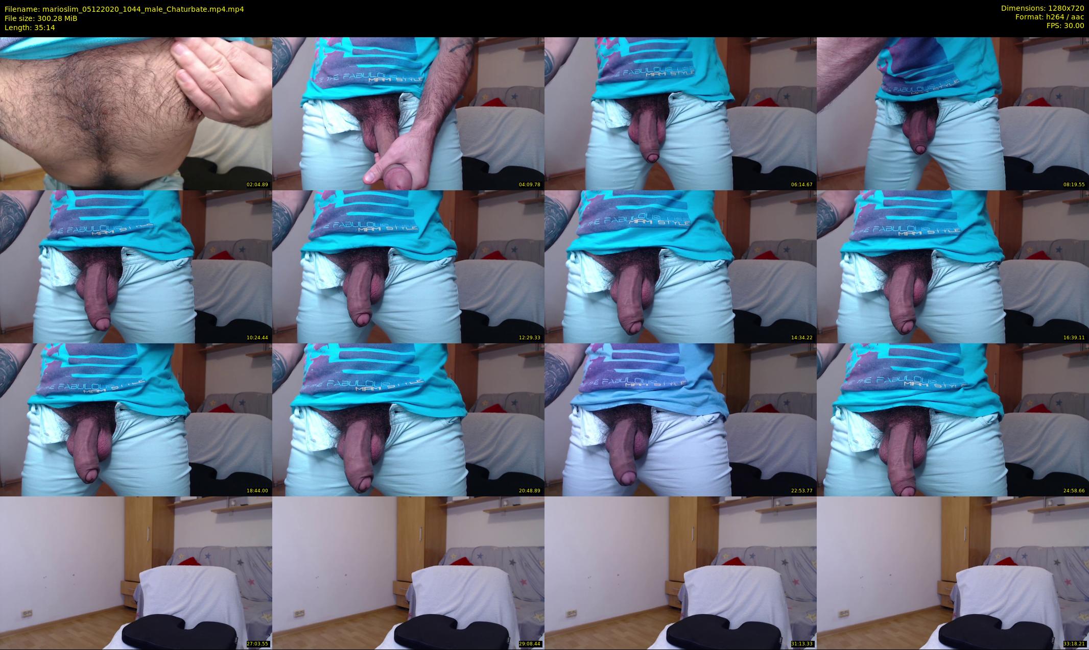 marioslim — 36 minute Chaturbate male cam show recording, 720p, Dec 5, 2020