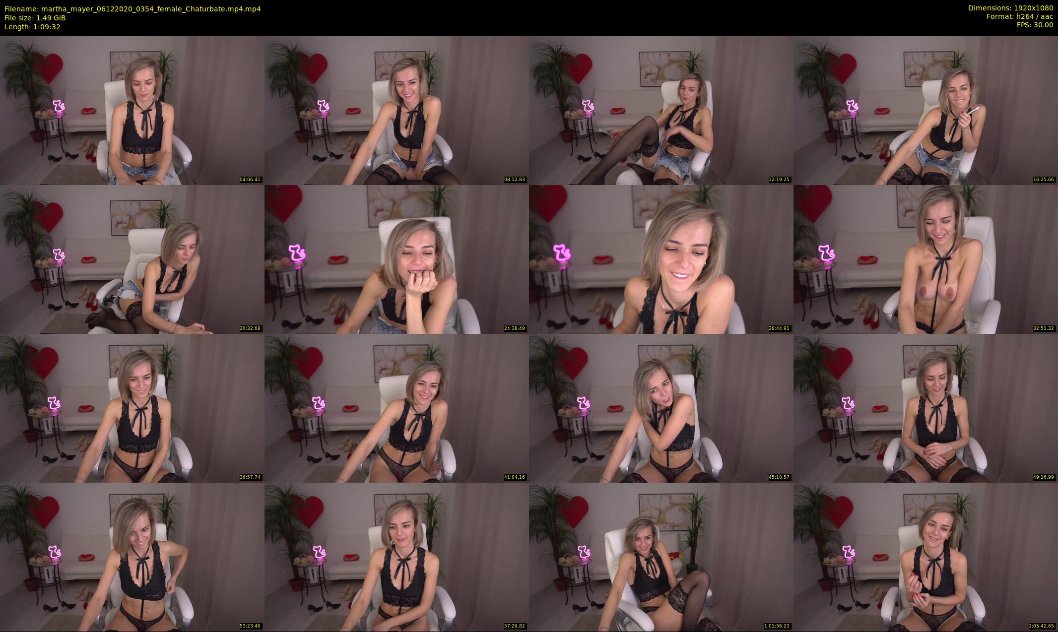 martha_mayer — 70 minute Chaturbate female cam show recording, 1080p, Dec 6, 2020