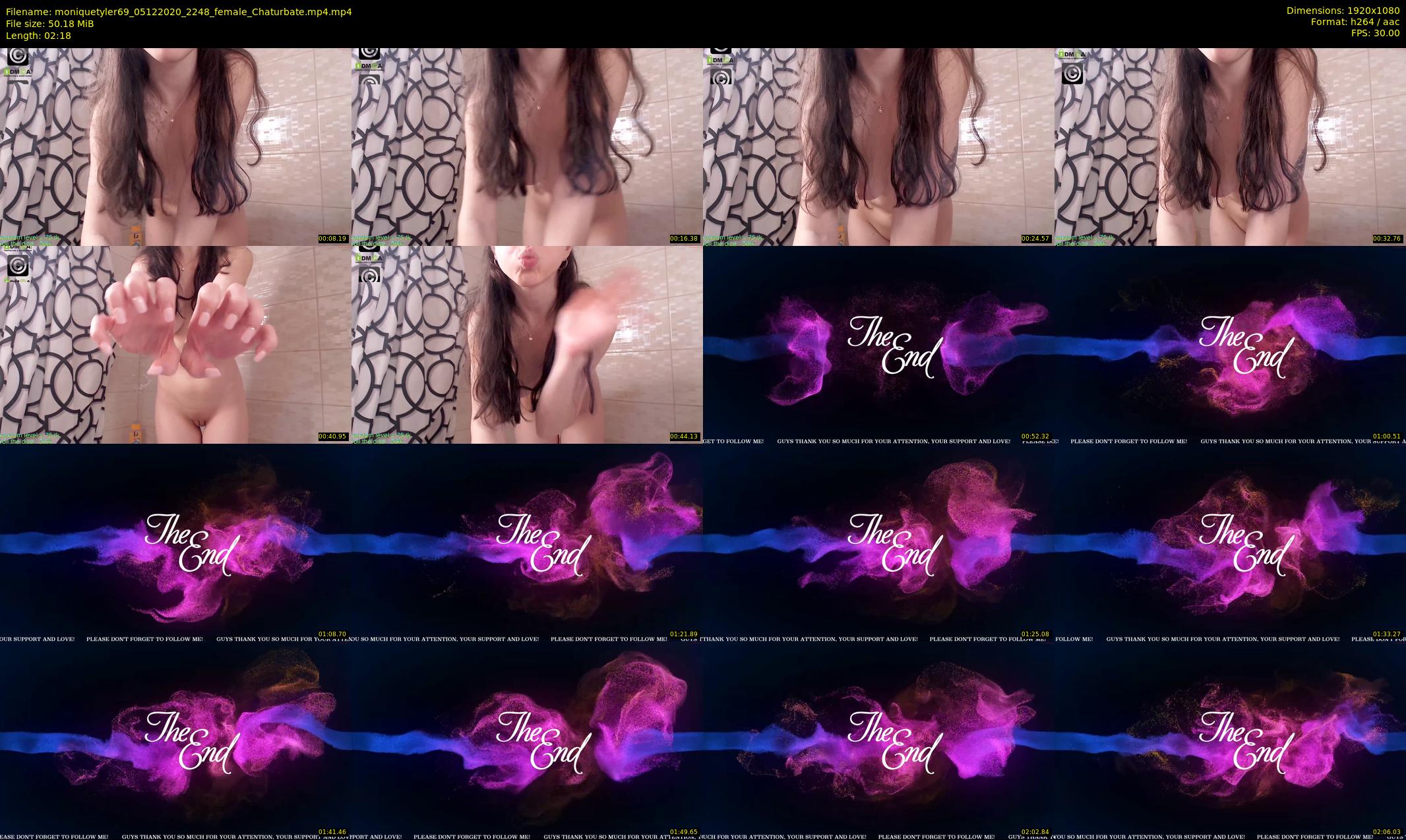 moniquetyler69 — 3 minute Chaturbate female cam show recording, 1080p, Dec 5, 2020