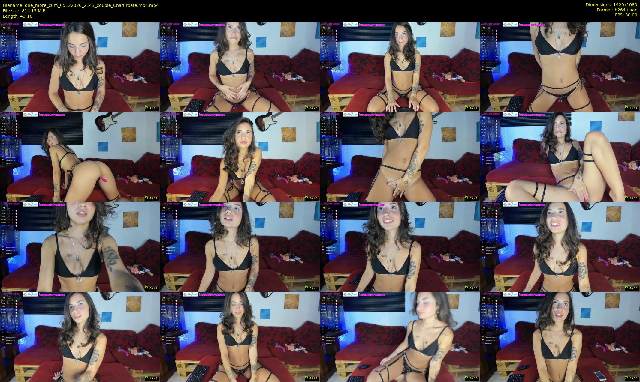 one_more_cum — 44 minute Chaturbate couple cam show recording, 1080p, Dec 5, 2020