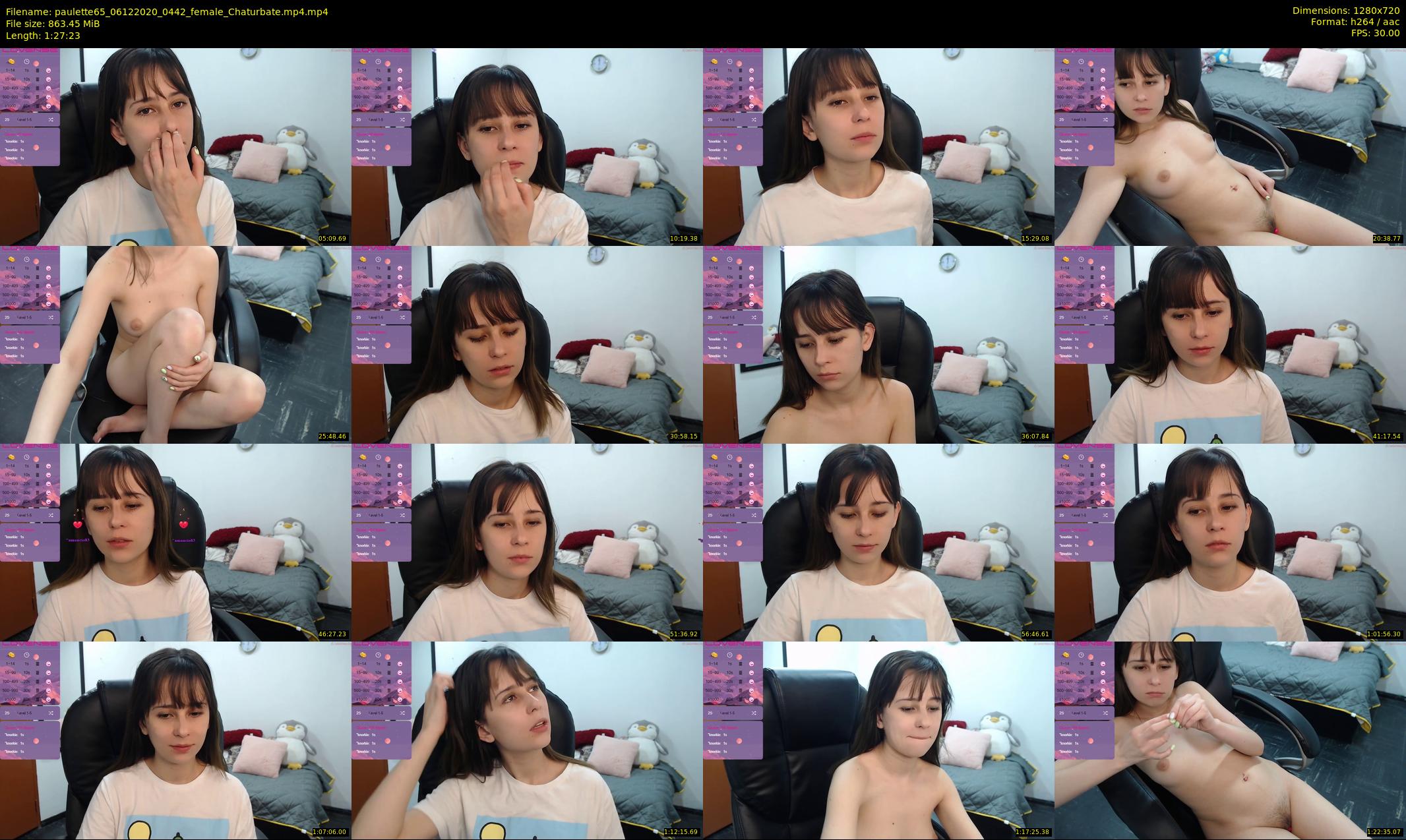 paulette65 — 88 minute Chaturbate female cam show recording, 720p, Dec 6, 2020