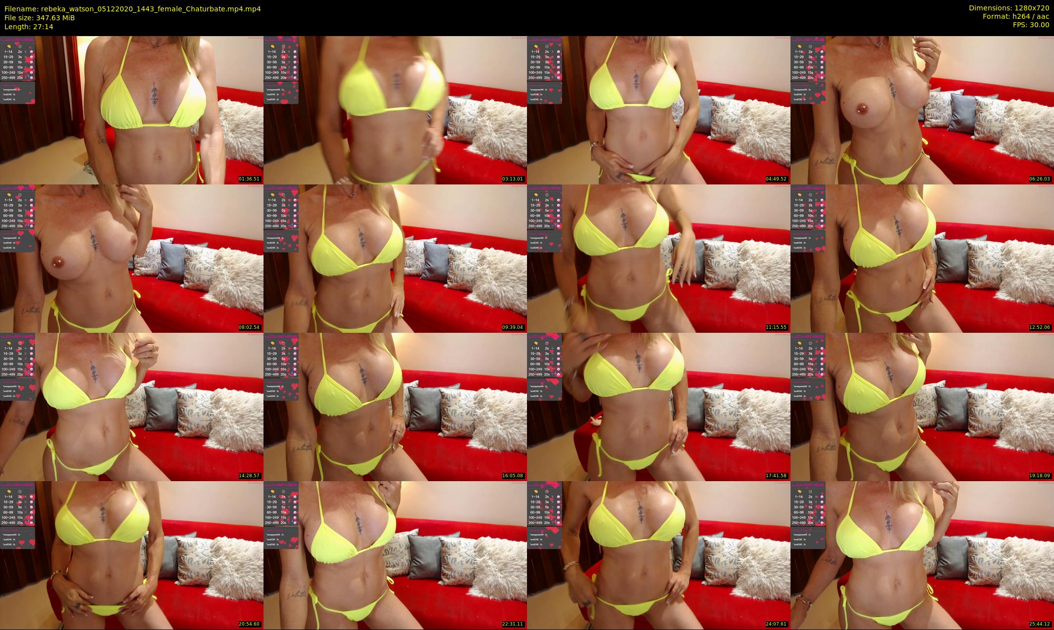 rebeka_watson — 28 minute Chaturbate female cam show recording, 720p, Dec 5, 2020