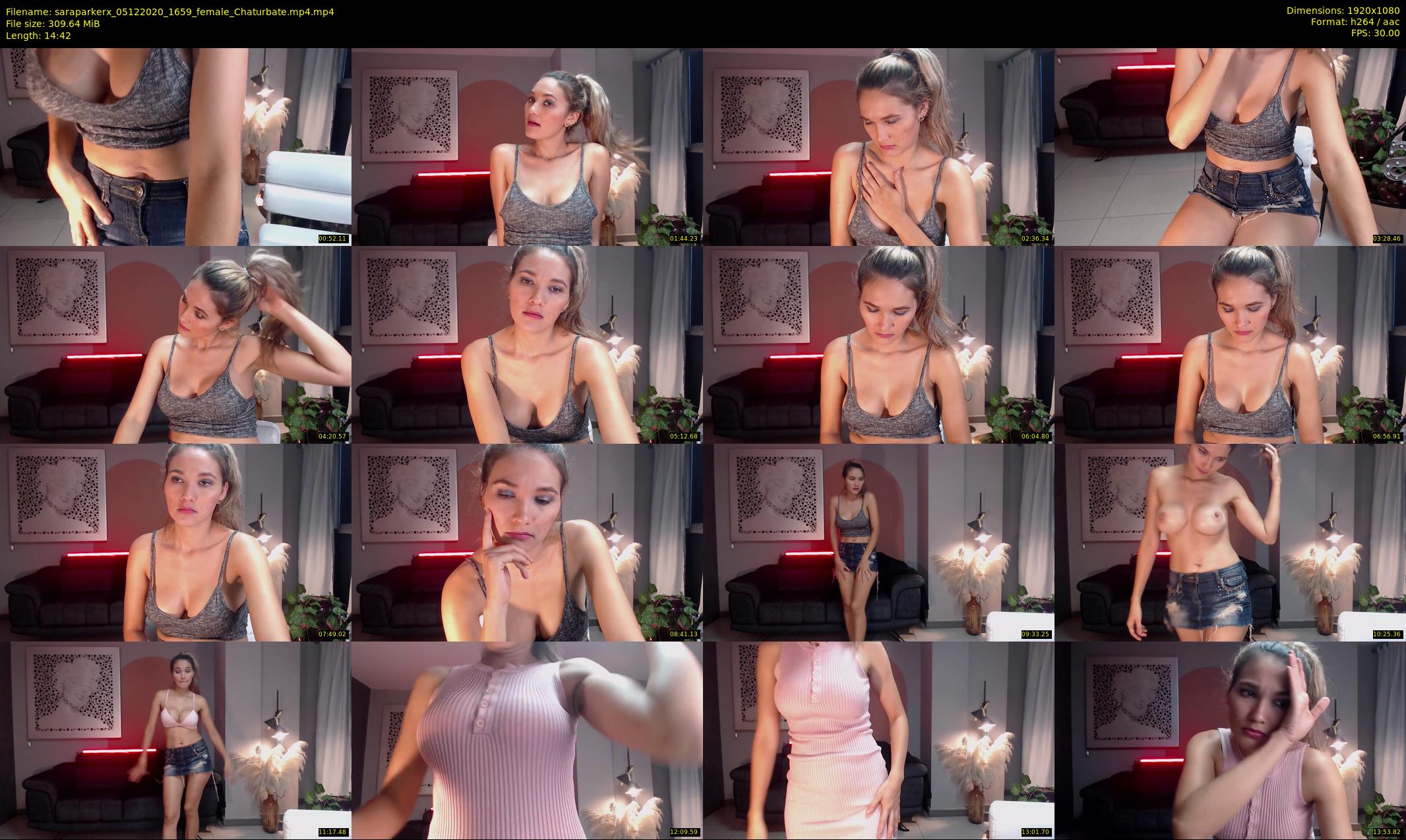saraparkerx — 15 minute Chaturbate female cam show recording, 1080p, Dec 5, 2020