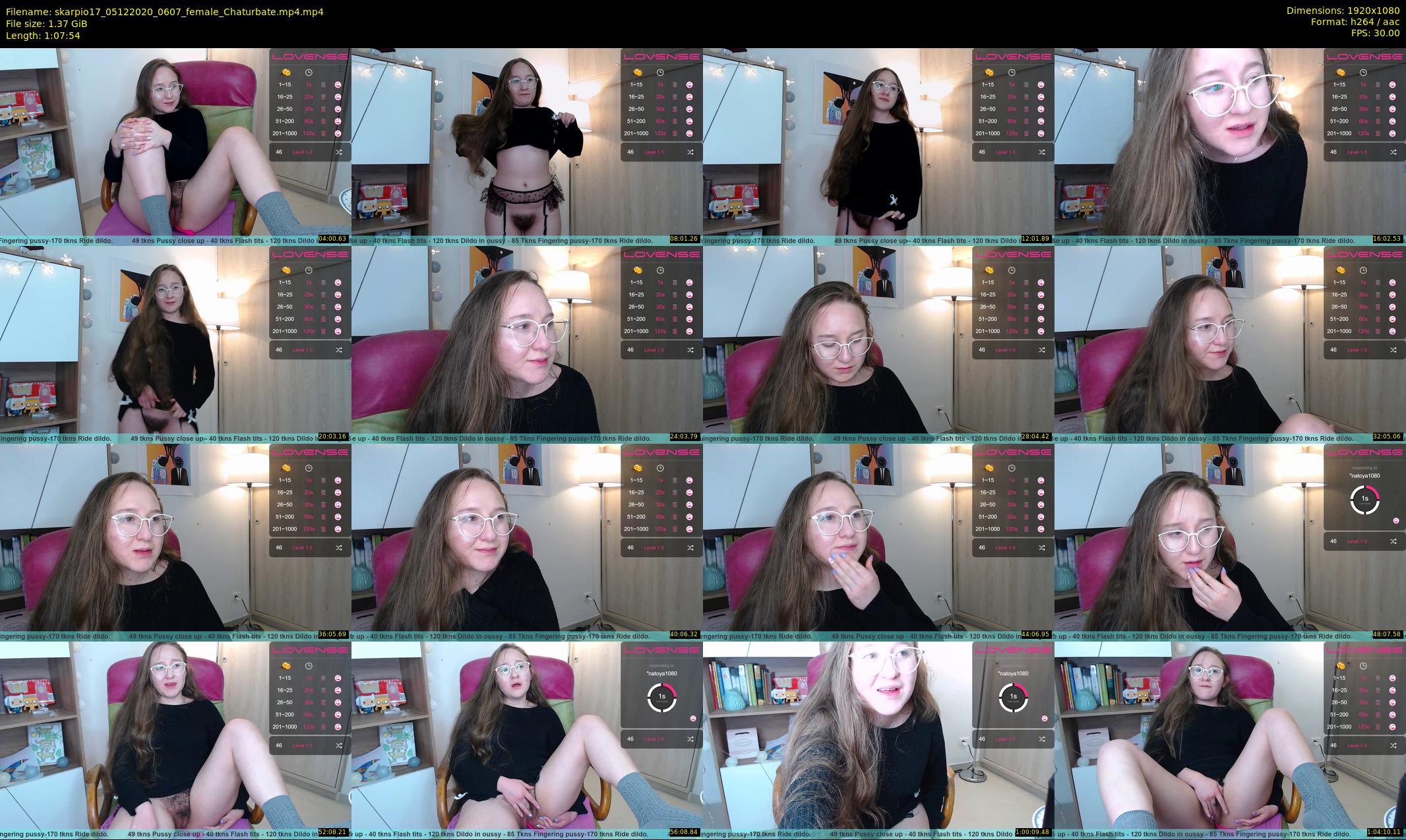 skarpio17 — 68 minute Chaturbate female cam show recording, 1080p, Dec 5, 2020