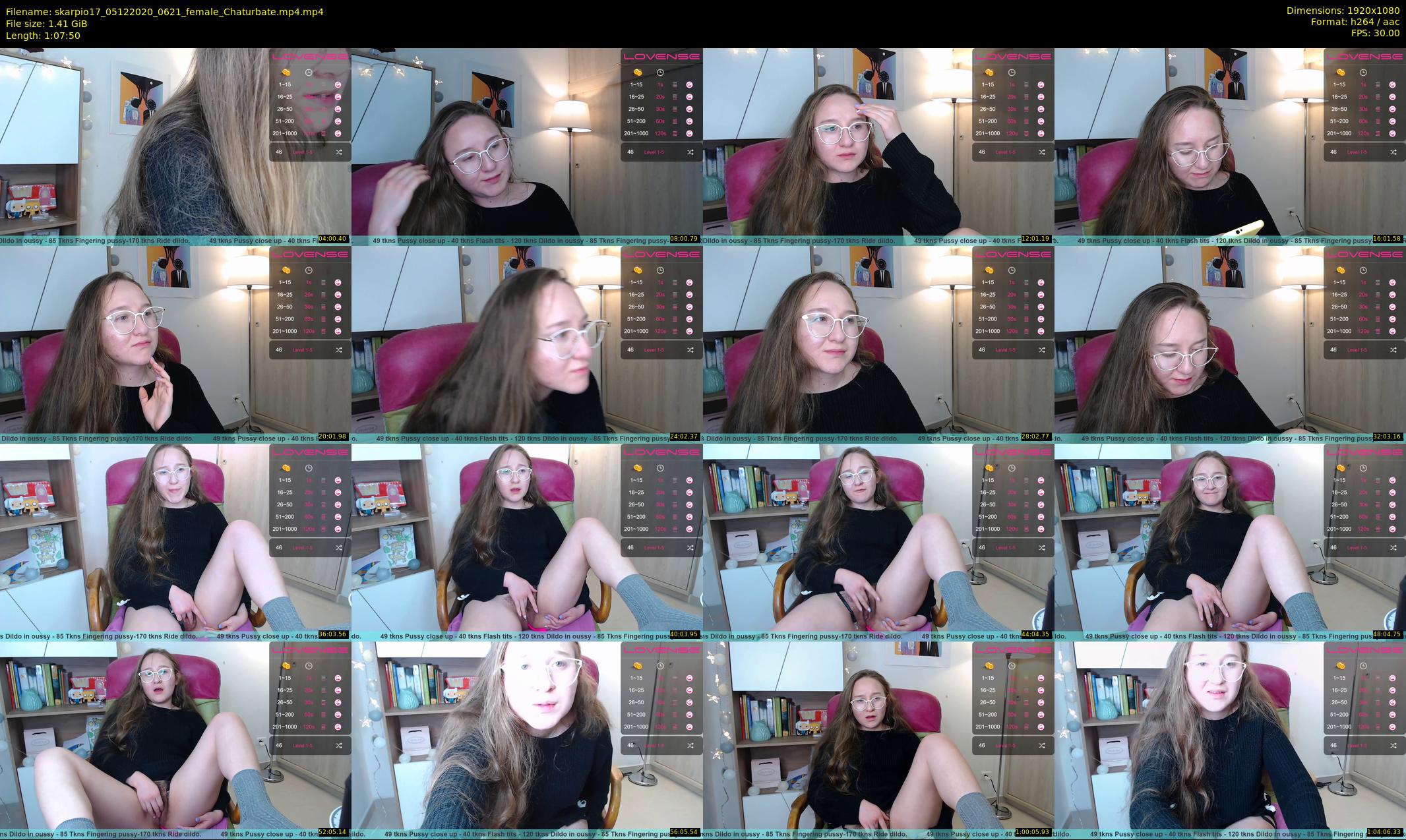 skarpio17 — 68 minute Chaturbate female cam show recording, 1080p, Dec 5, 2020