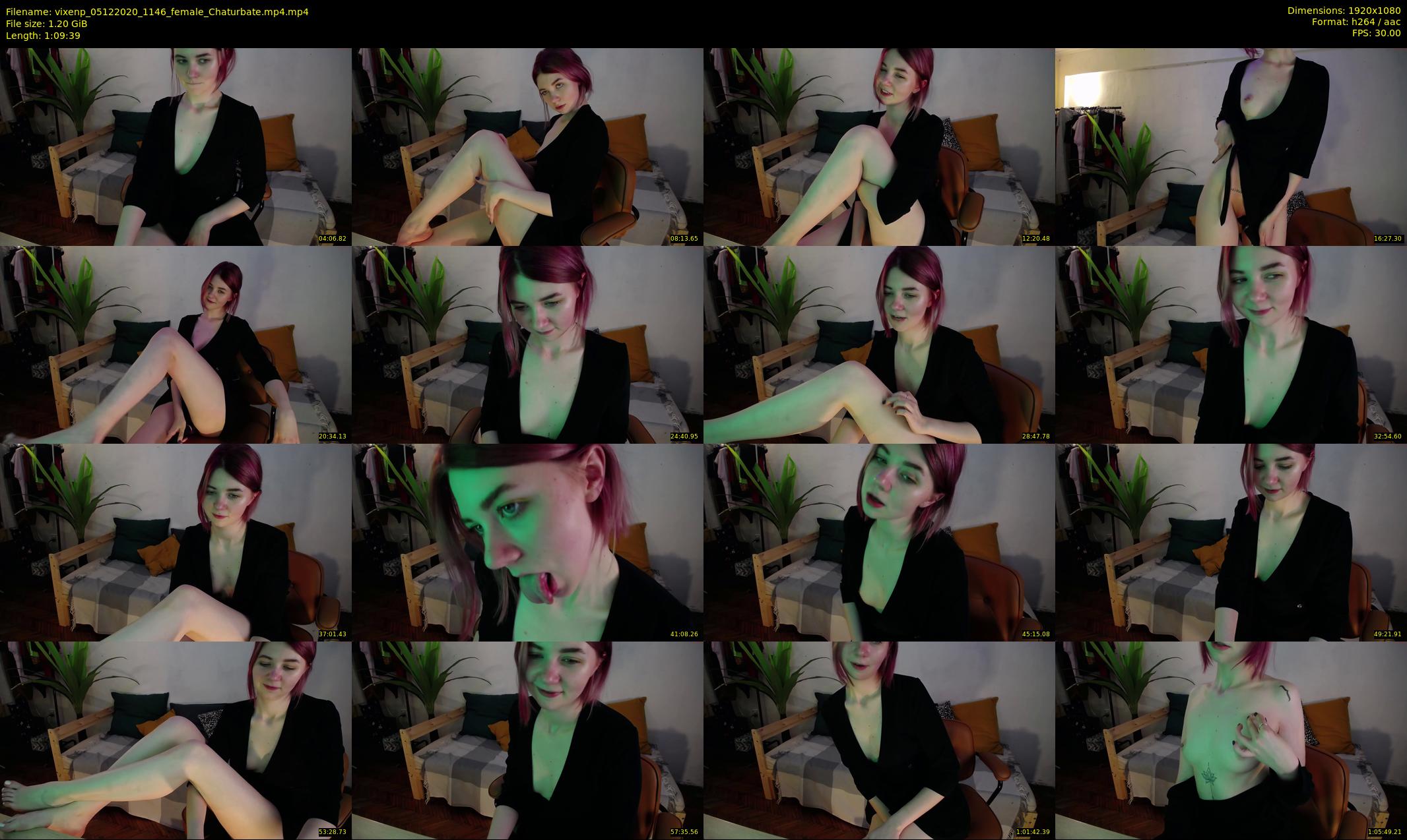 vixenp — 70 minute Chaturbate female cam show recording, 1080p, Dec 5, 2020