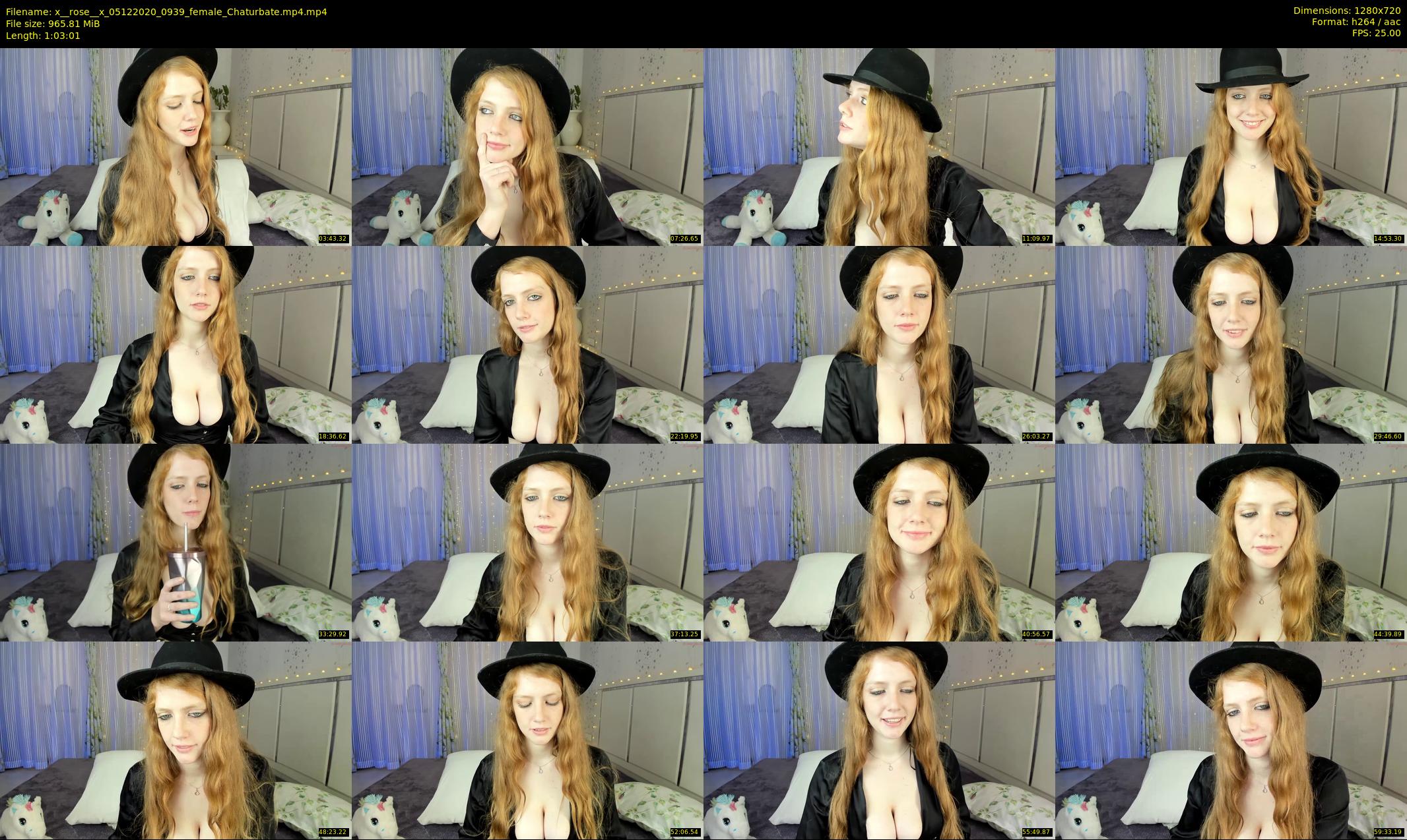 x__rose__x — 64 minute Chaturbate female cam show recording, 720p, Dec 5, 2020