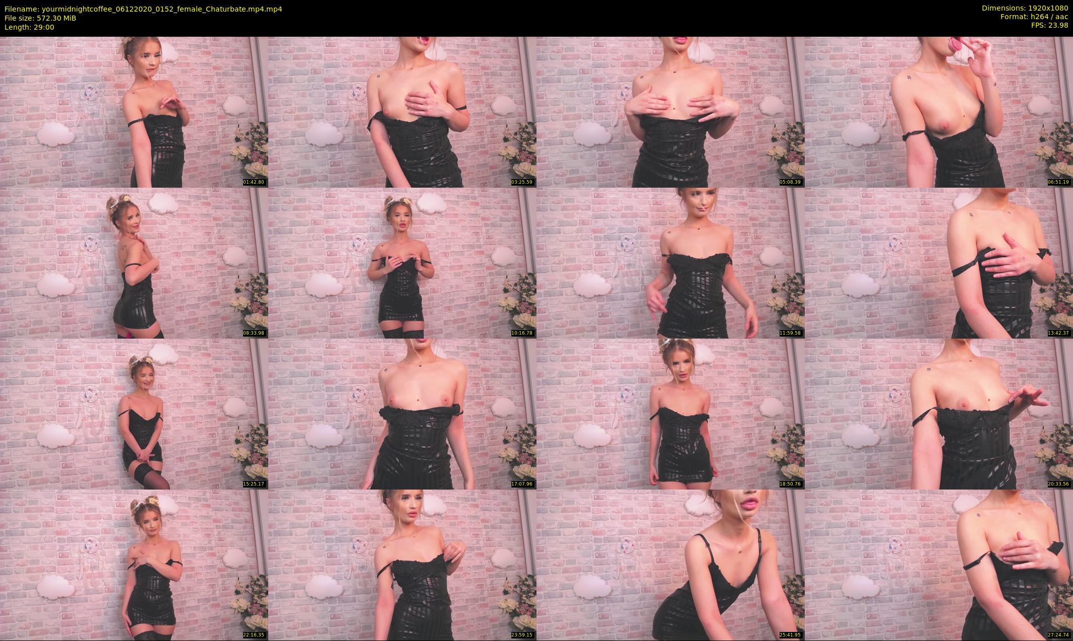yourmidnightcoffee — 29 minute Chaturbate female cam show recording, 1080p, Dec 6, 2020
