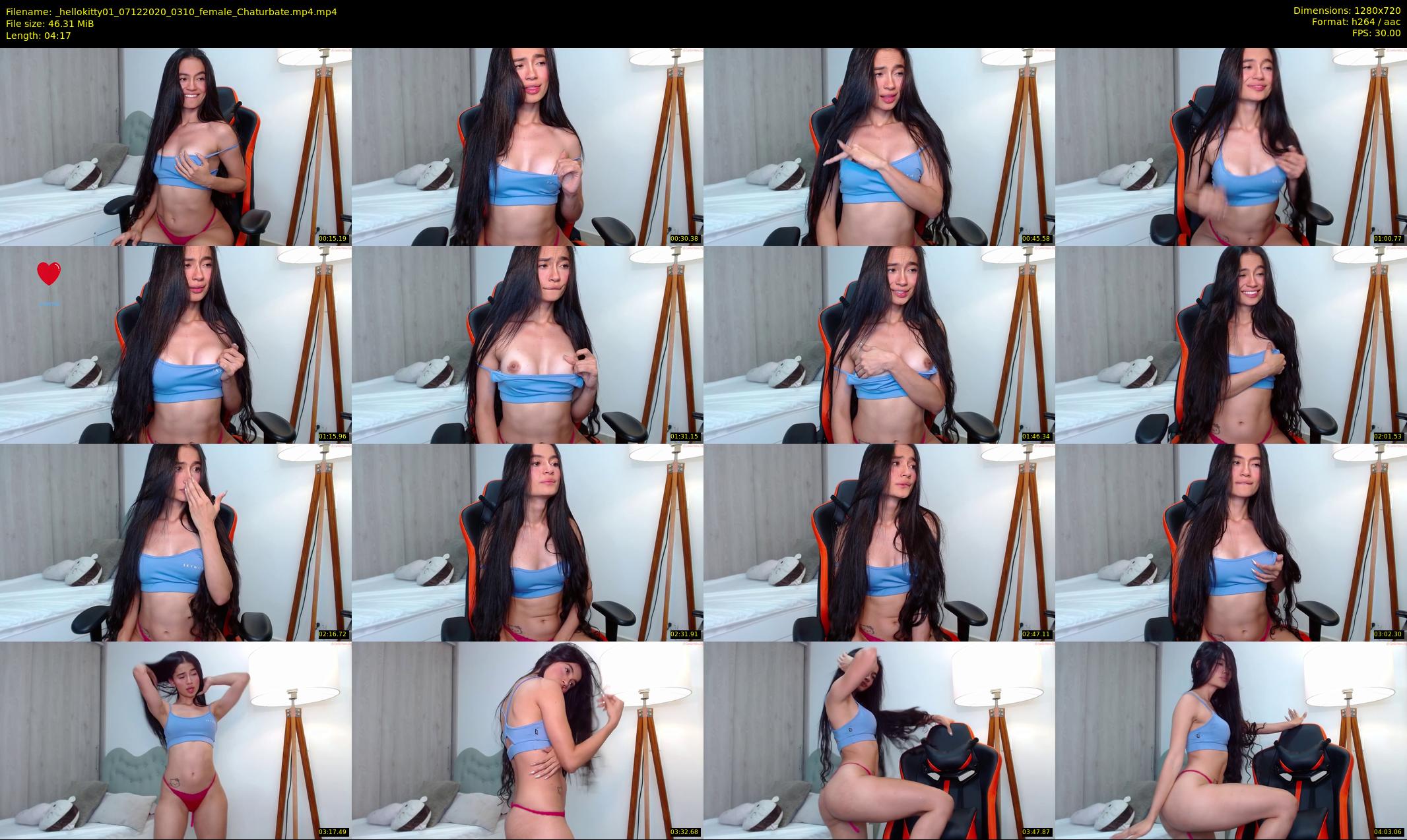 _hellokitty01 — 5 minute Chaturbate female cam show recording, 720p, Dec 7, 2020