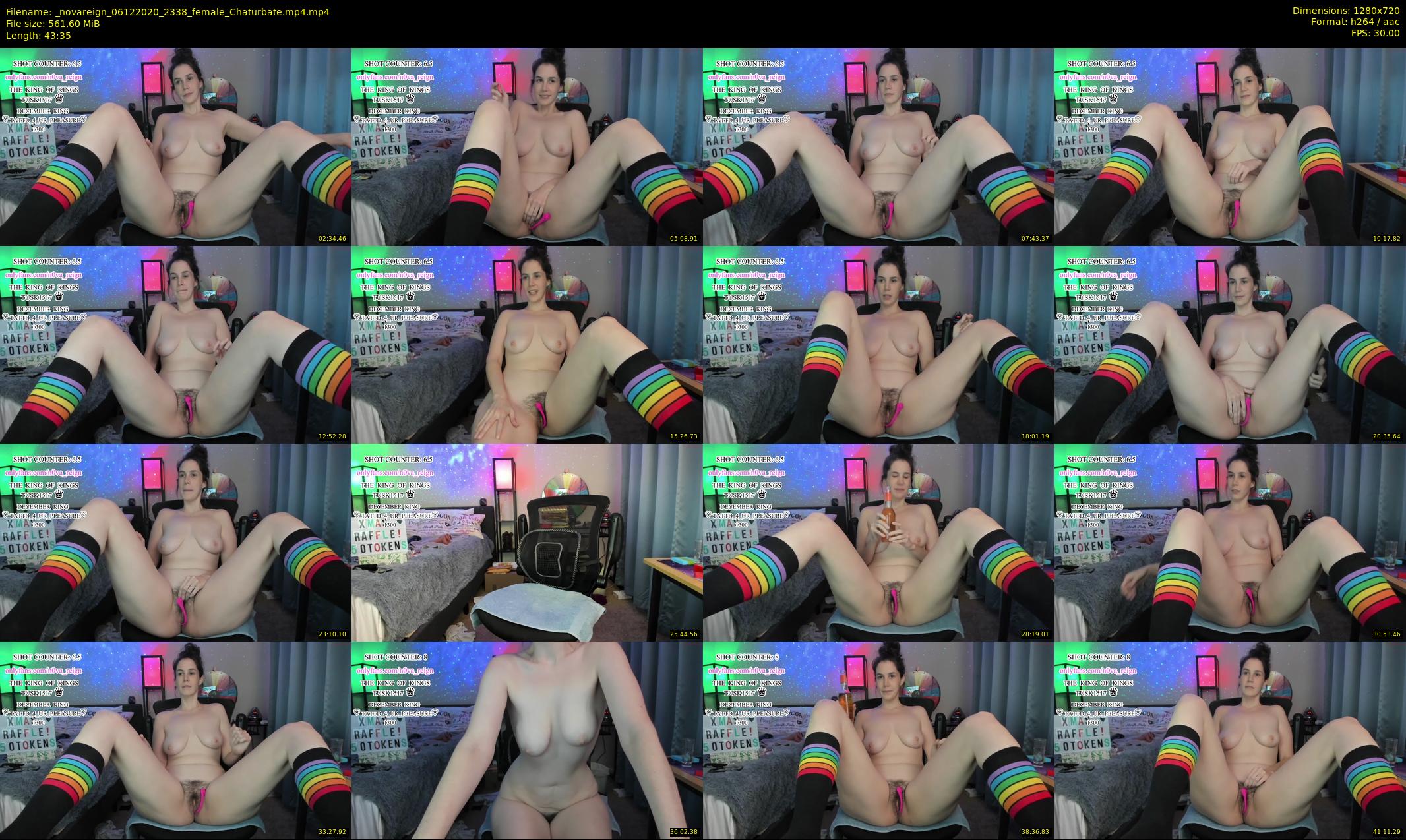 _novareign — 44 minute Chaturbate female cam show recording, 720p, Dec 6, 2020