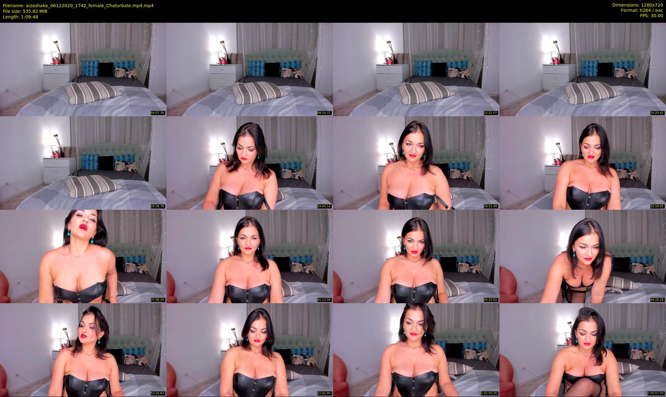 aizashake — 70 minute Chaturbate female cam show recording, 720p, Dec 6, 2020