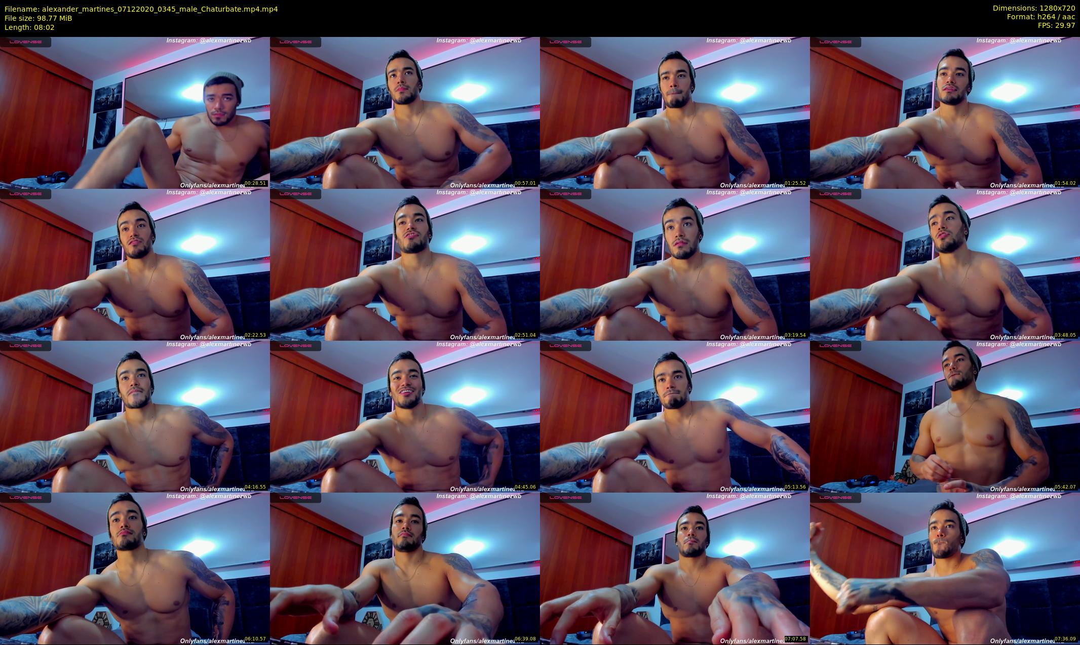 alexander_martines — 9 minute Chaturbate male cam show recording, 720p, Dec 7, 2020