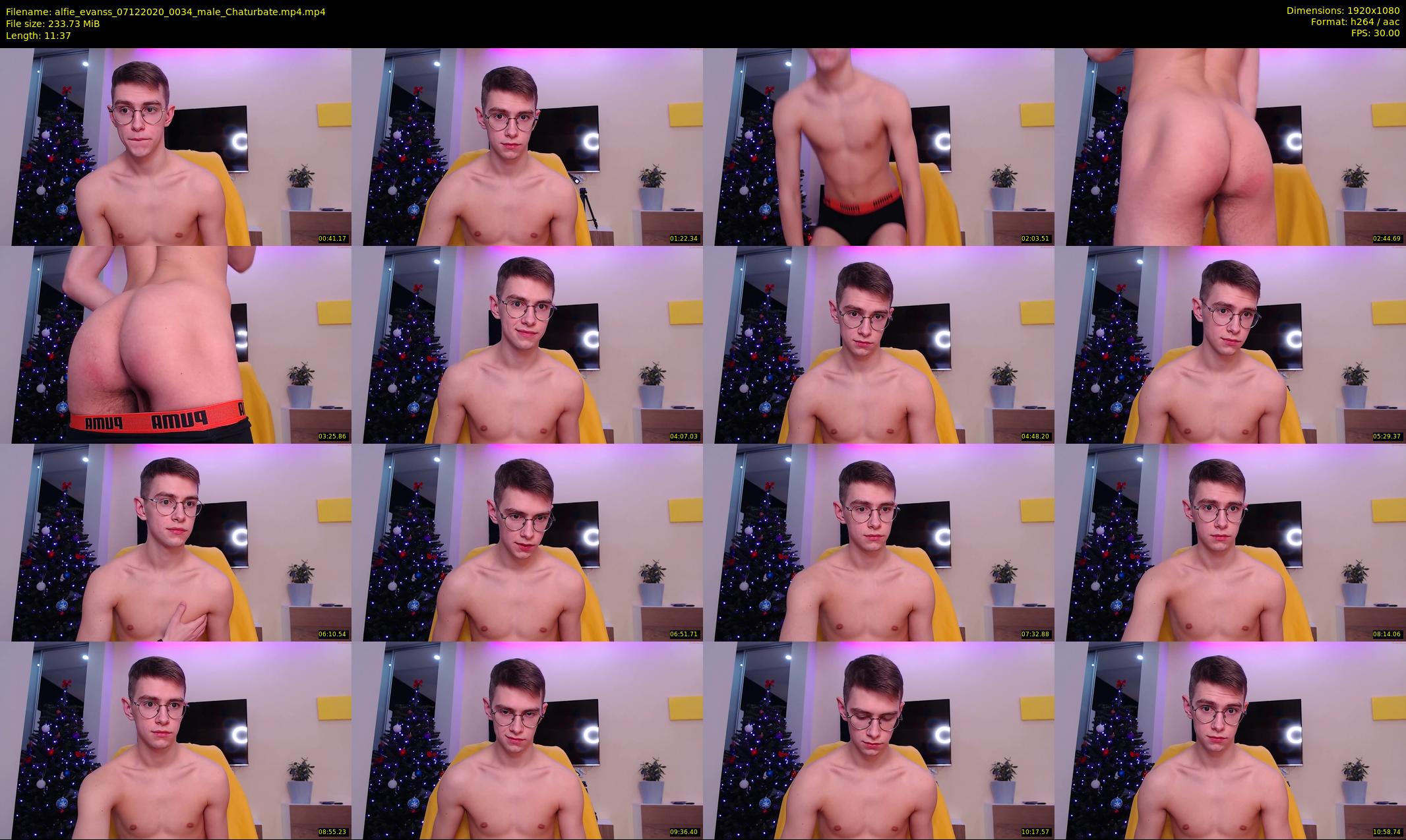 alfie_evanss — 12 minute Chaturbate male cam show recording, 1080p, Dec 7, 2020