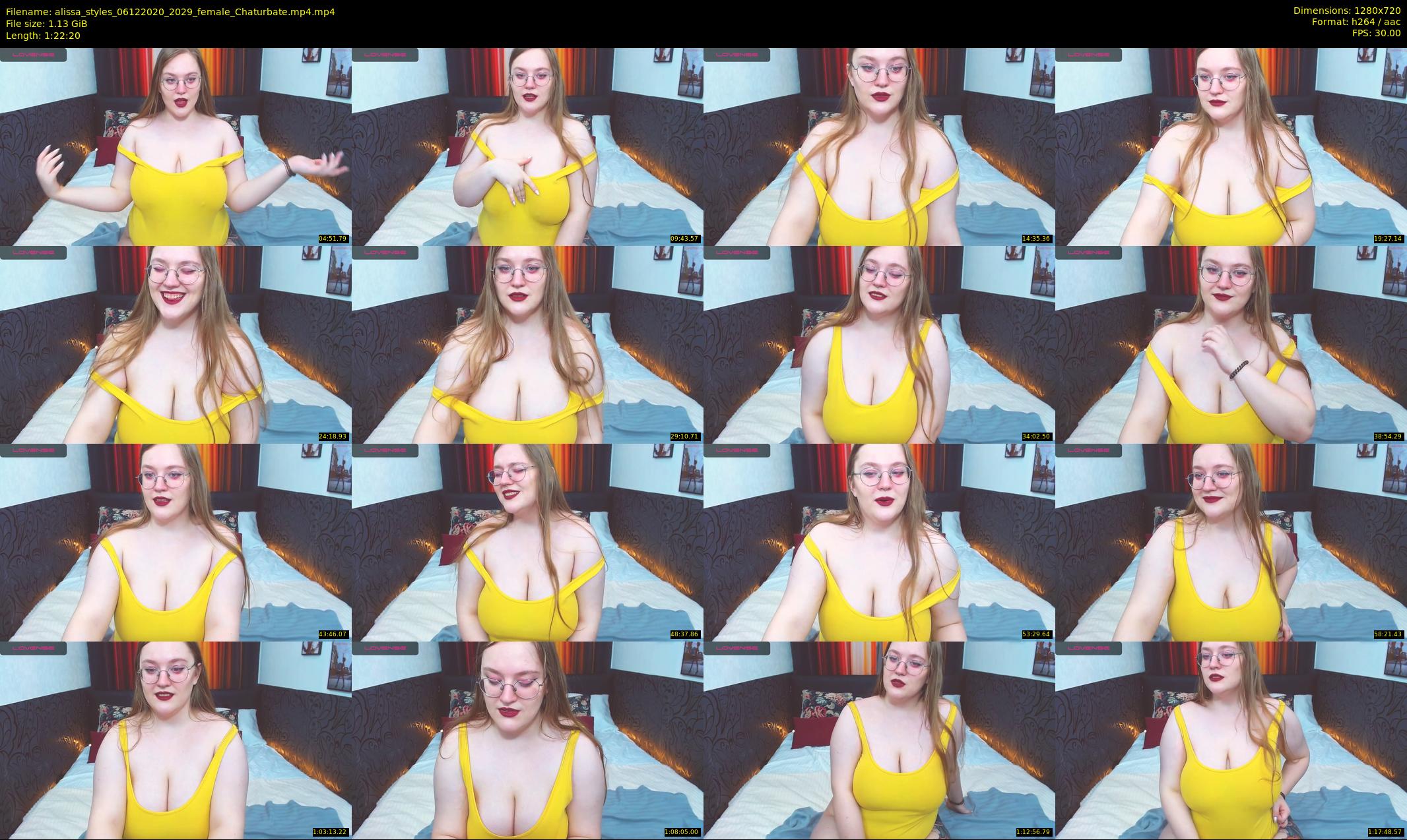 alissa_styles — 83 minute Chaturbate female cam show recording, 720p, Dec 6, 2020
