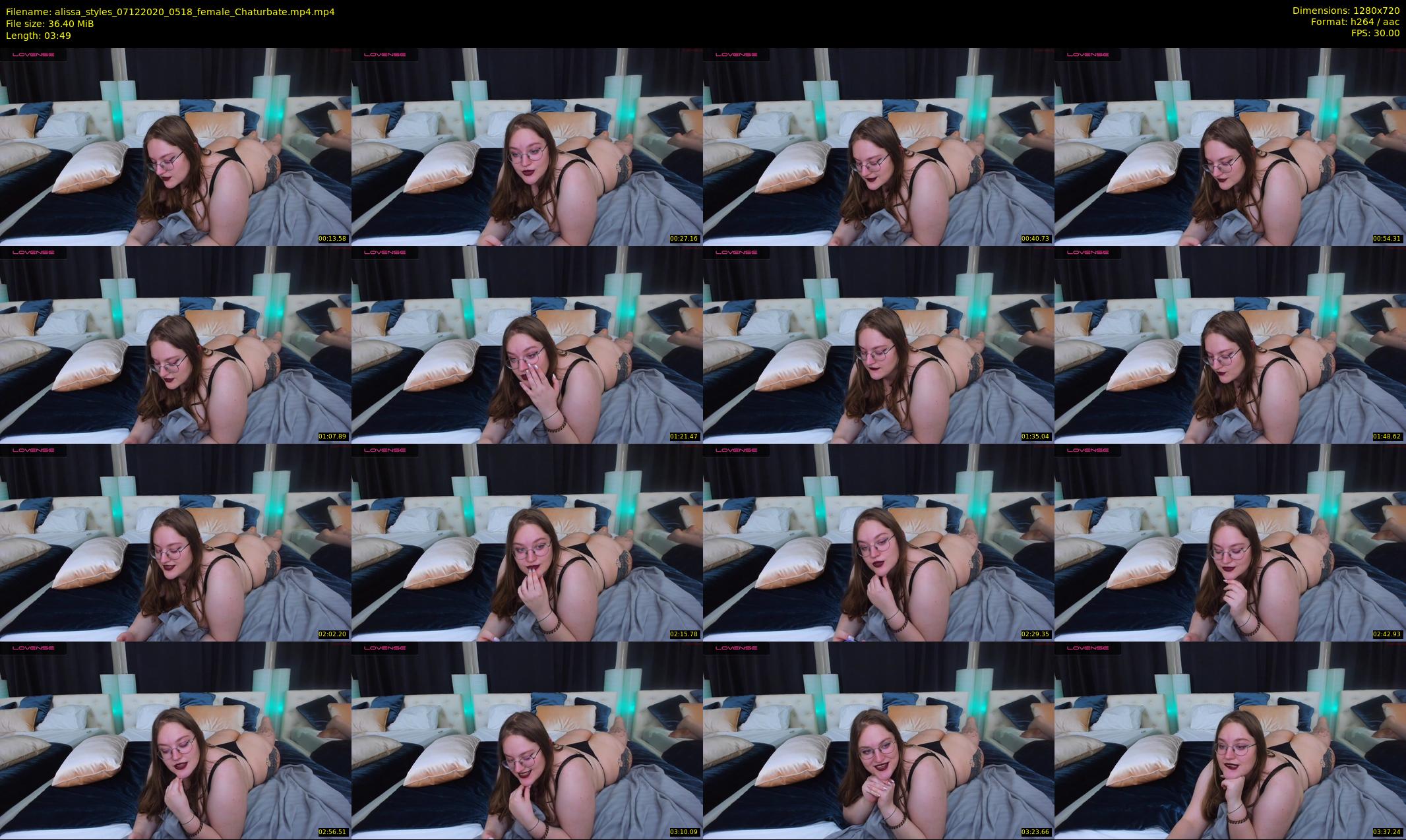 alissa_styles — 4 minute Chaturbate female cam show recording, 720p, Dec 7, 2020